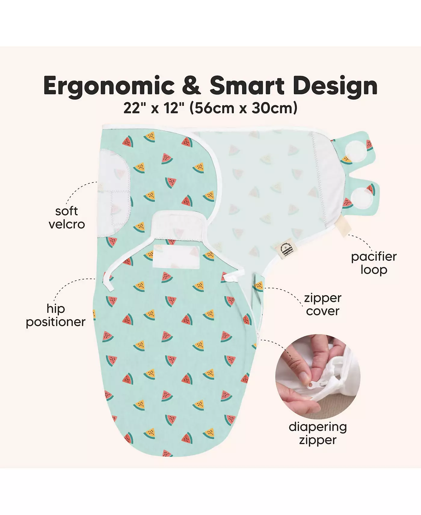 KeaBabies 3 упаковки Успокаивающие пеленки Zippy для детей 0-3 месяцев, спальные мешки для новорожденных, пеленки на молнии, носимое пеленальное одеяло