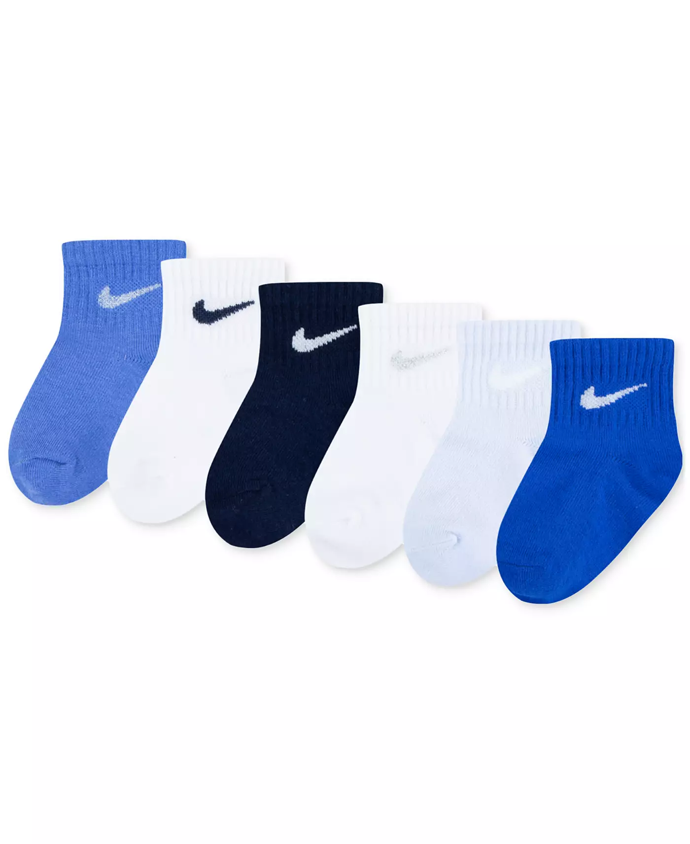 Носки с логотипом Nike для малышей и малышей, упаковка из 6 шт.