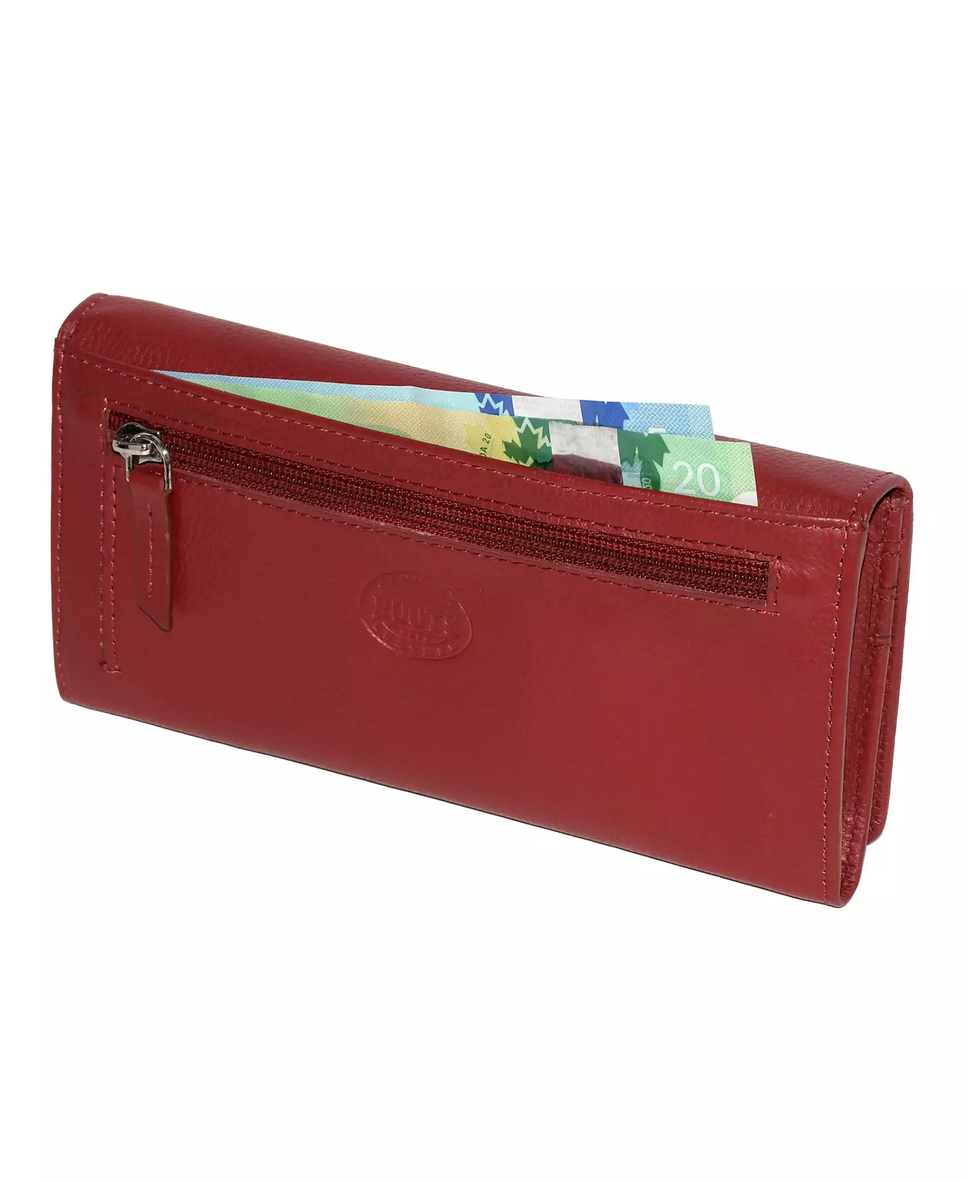 Женский кожаный кошелек-клатч Roots Expander