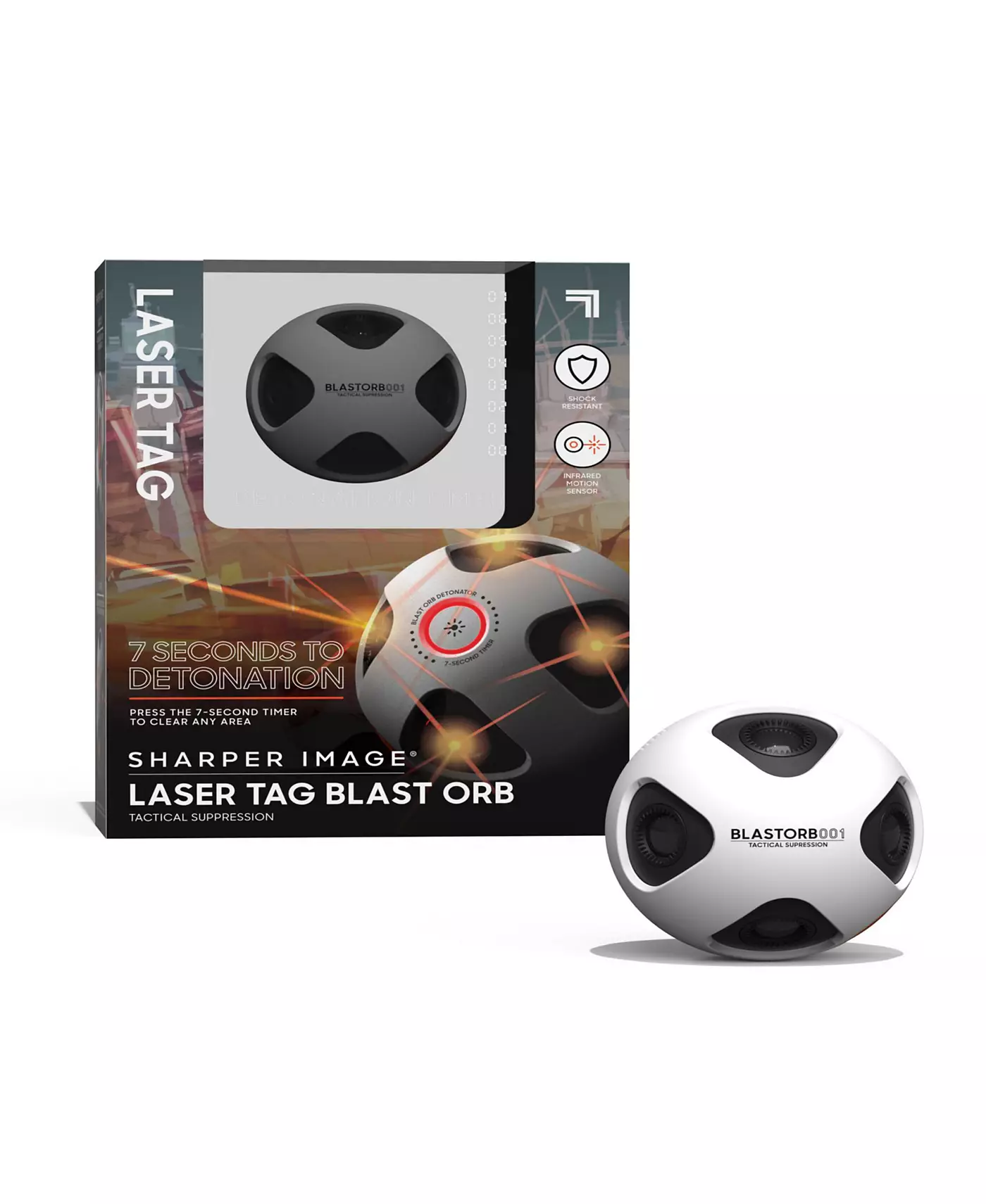 Более четкое изображение лазерной гранаты с обнаружением движения