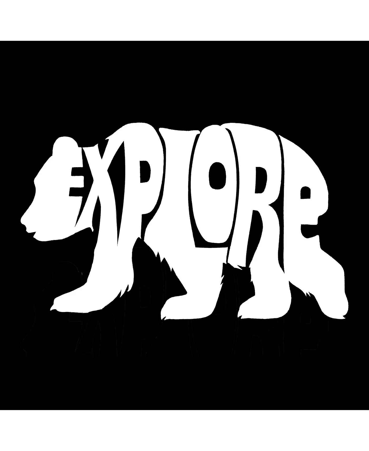 LA Pop Art Explore - Большая сумка-тоут с надписью Word Art