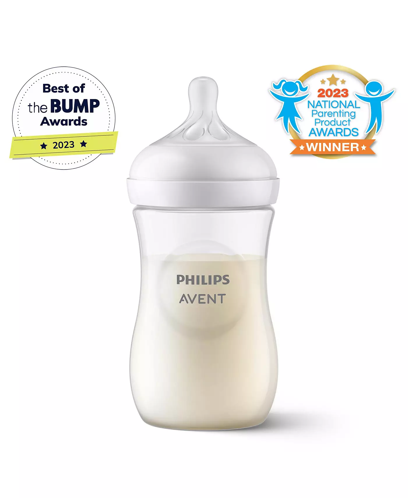 Бутылочка Philips Avent Natural Baby с соской Natural Response, прозрачная, 9 унций, 4 шт.