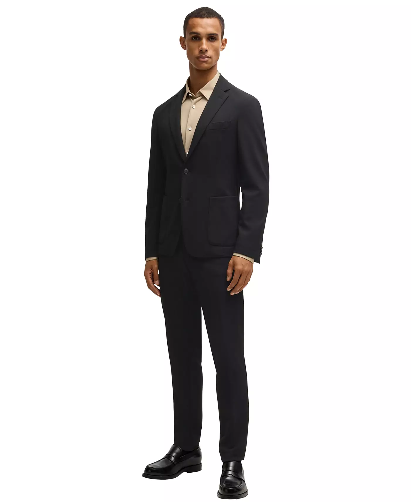 Мужская однобортная куртка Hugo Boss Slim-Fit