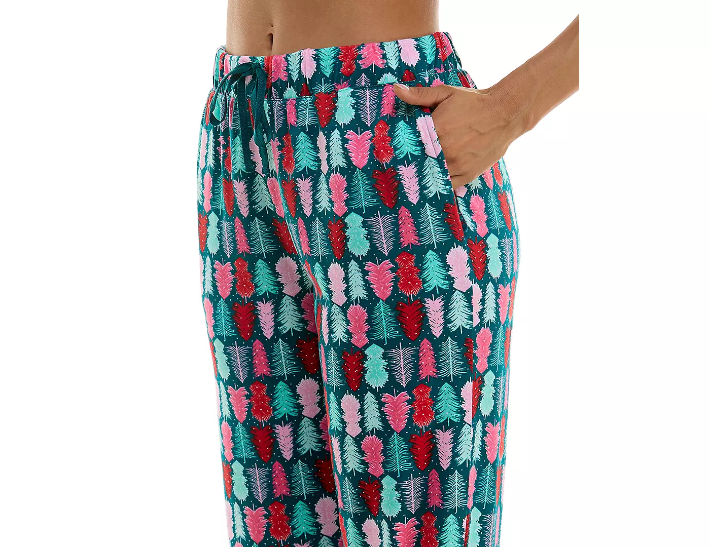 Уютные роскошные женские джоггеры для сна Roudelain с принтом