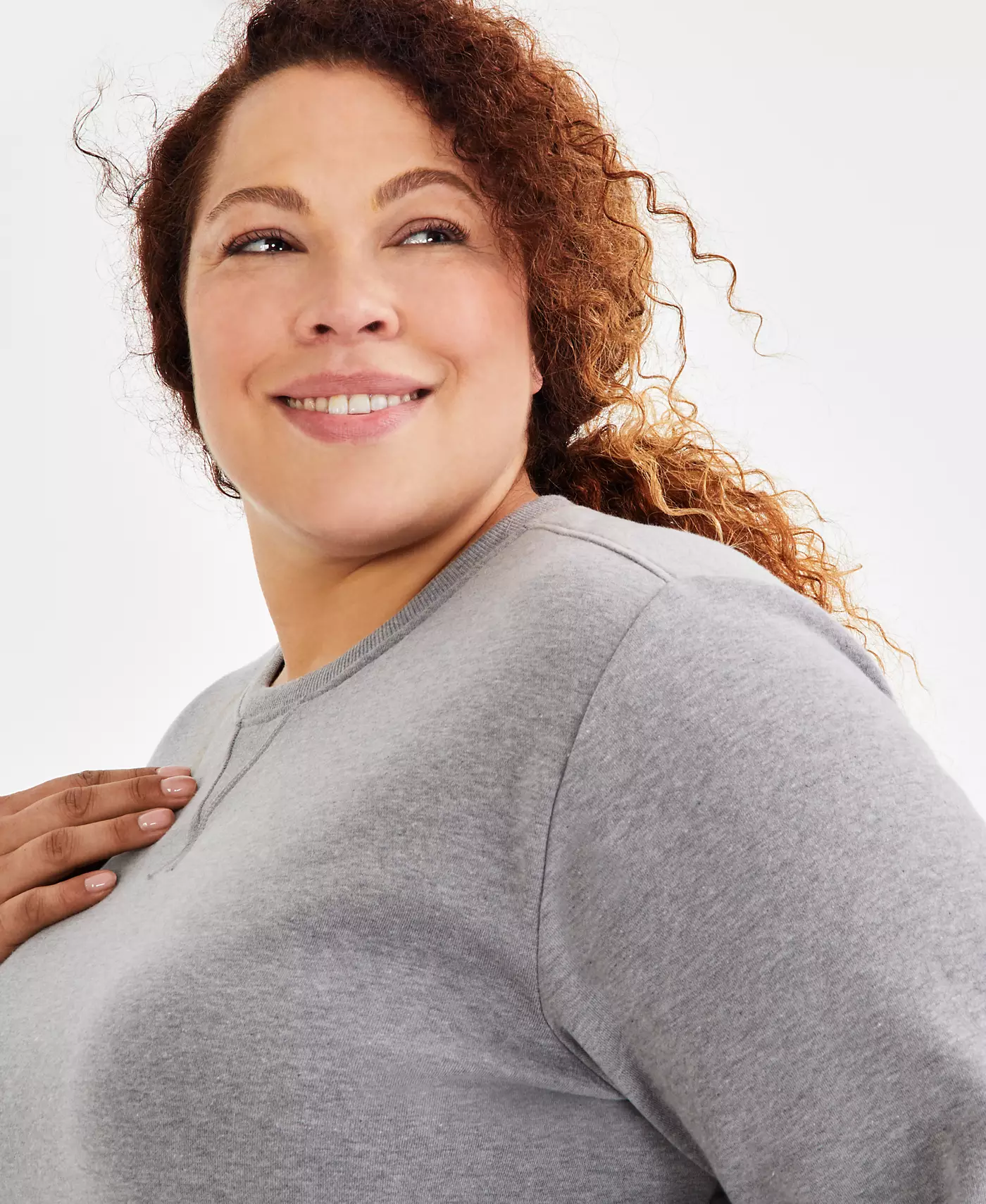 Style & Co. Толстовка из флиса большого размера Heather