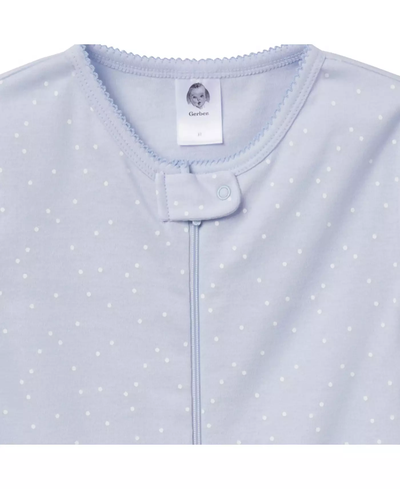 Gerber Baby Girls Baby Snug Fit Пижама со стопами, 2 шт., Бабочки