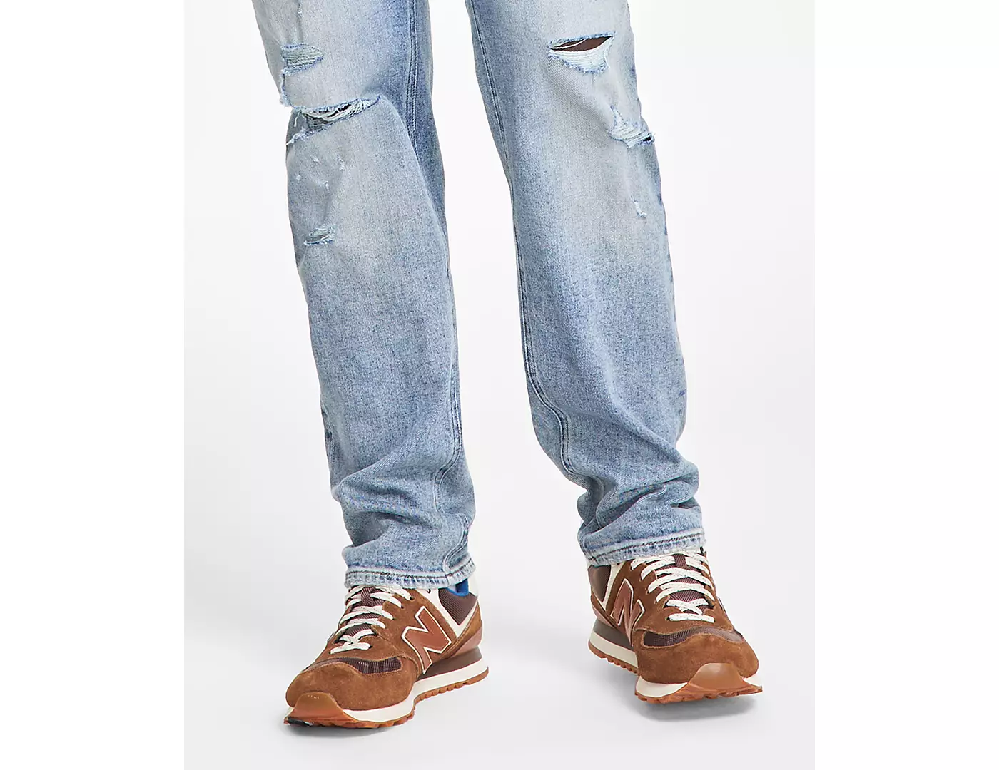 Мужские джинсы Sun + Stone Aurora с потертостями, созданные для Macy's