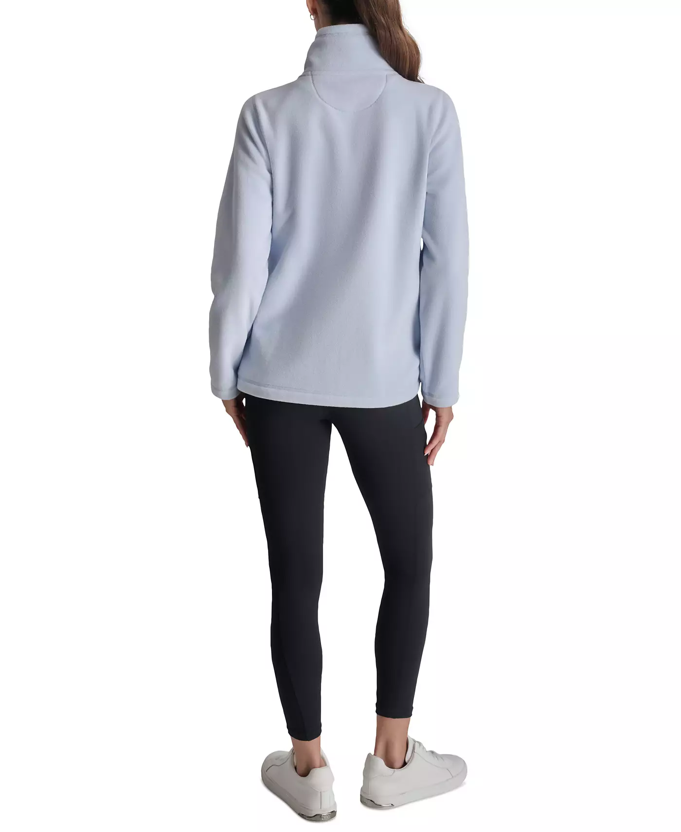 Женская куртка DKNY Sport из технологического флиса с логотипом