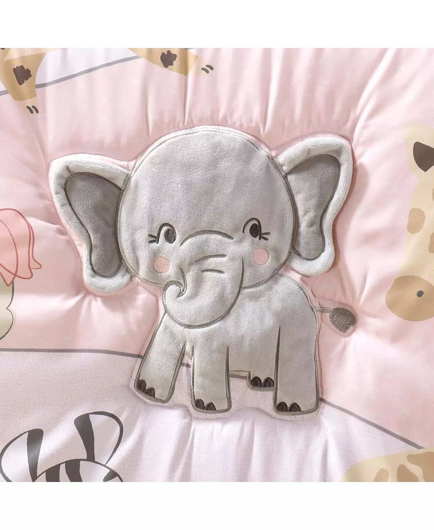 Комплект постельного белья для детской кроватки Peanutshell Wildest Dreams из 4 предметов, одеяло, простыня, юбка для кроватки и мобиль