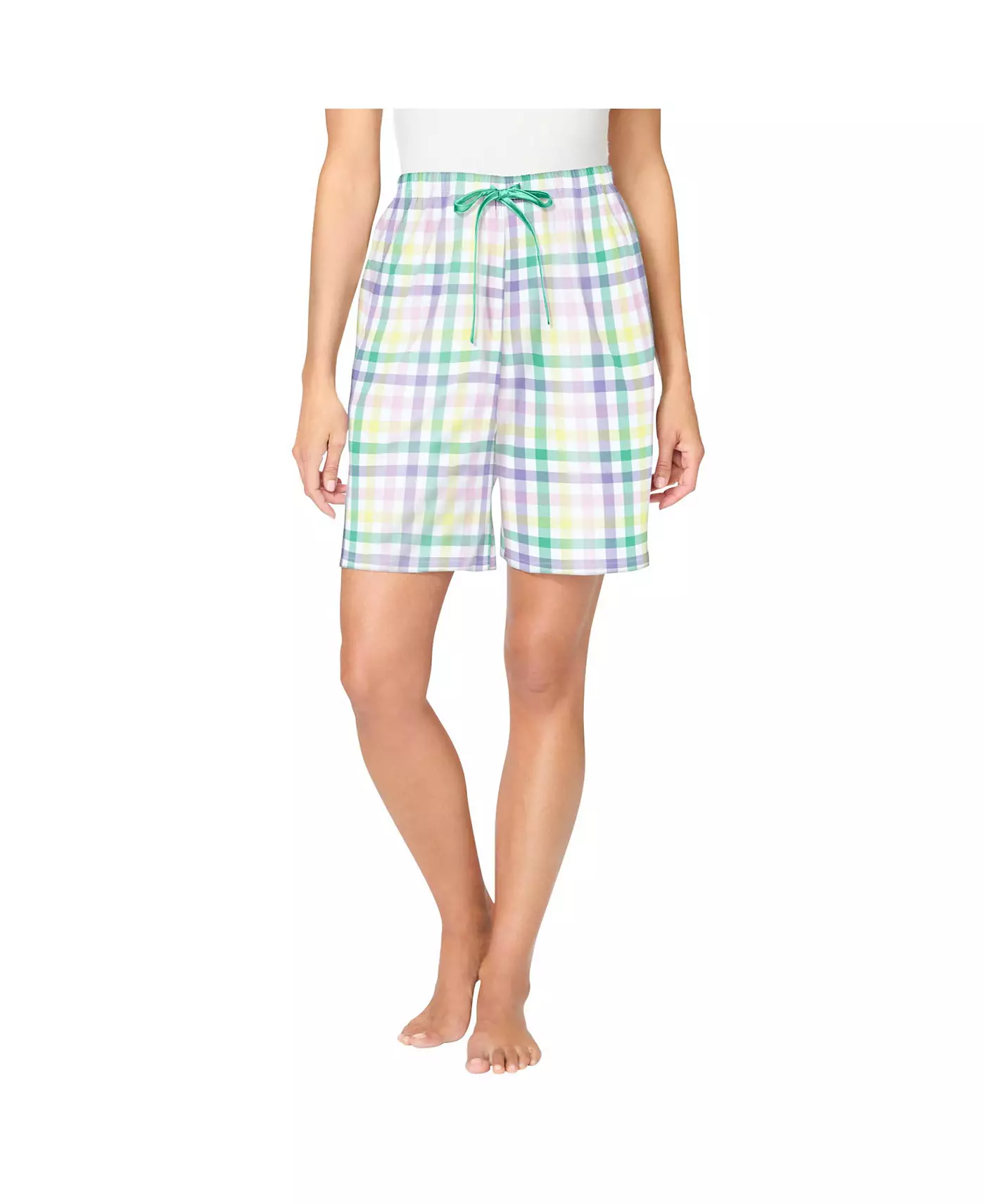 Dreams & Co. Женские тканые шорты для сна больших размеров