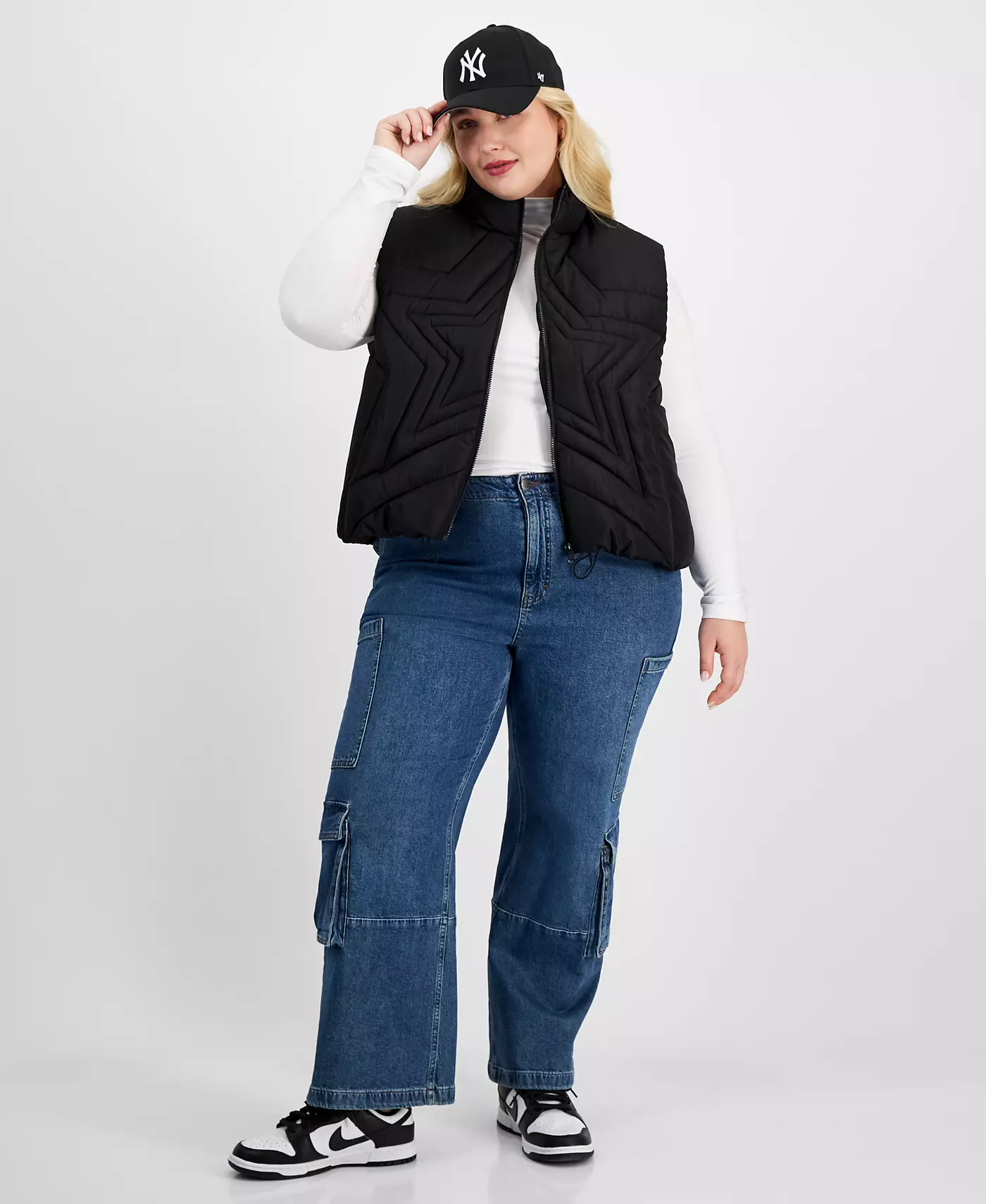 Madden Girl Trendy Plus Size Star стеганый жилет