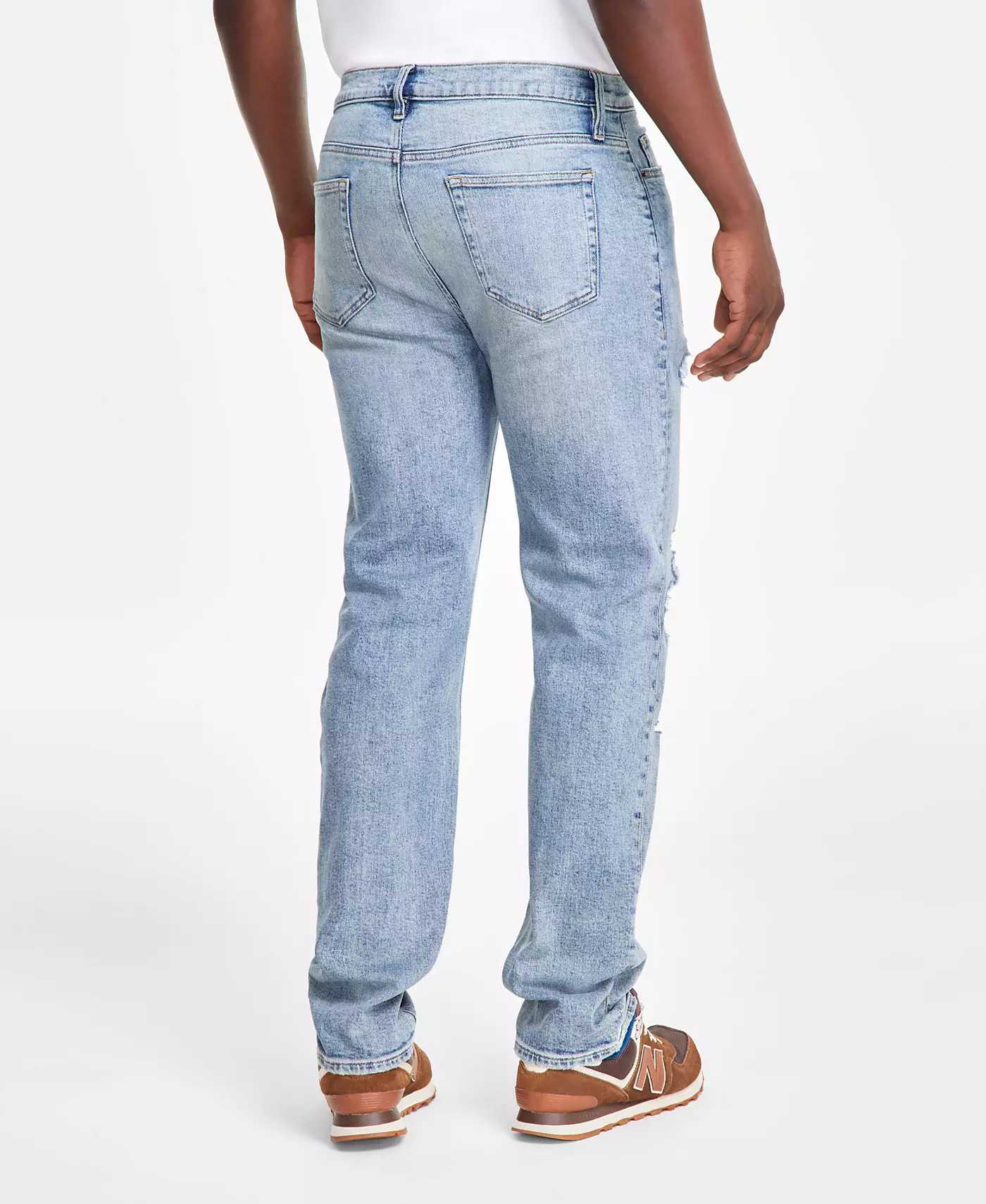 Мужские джинсы Sun + Stone Aurora с потертостями, созданные для Macy's