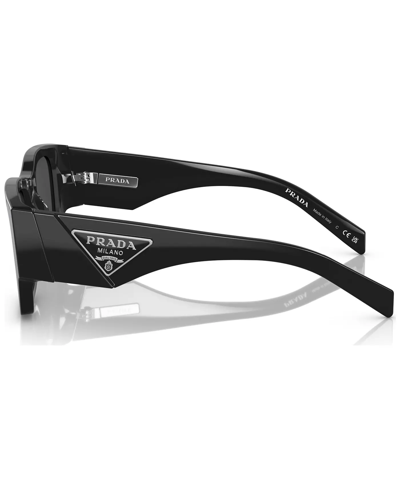 Мужские солнцезащитные очки PRADA Symbole прямоугольной формы, PR 10ZSF