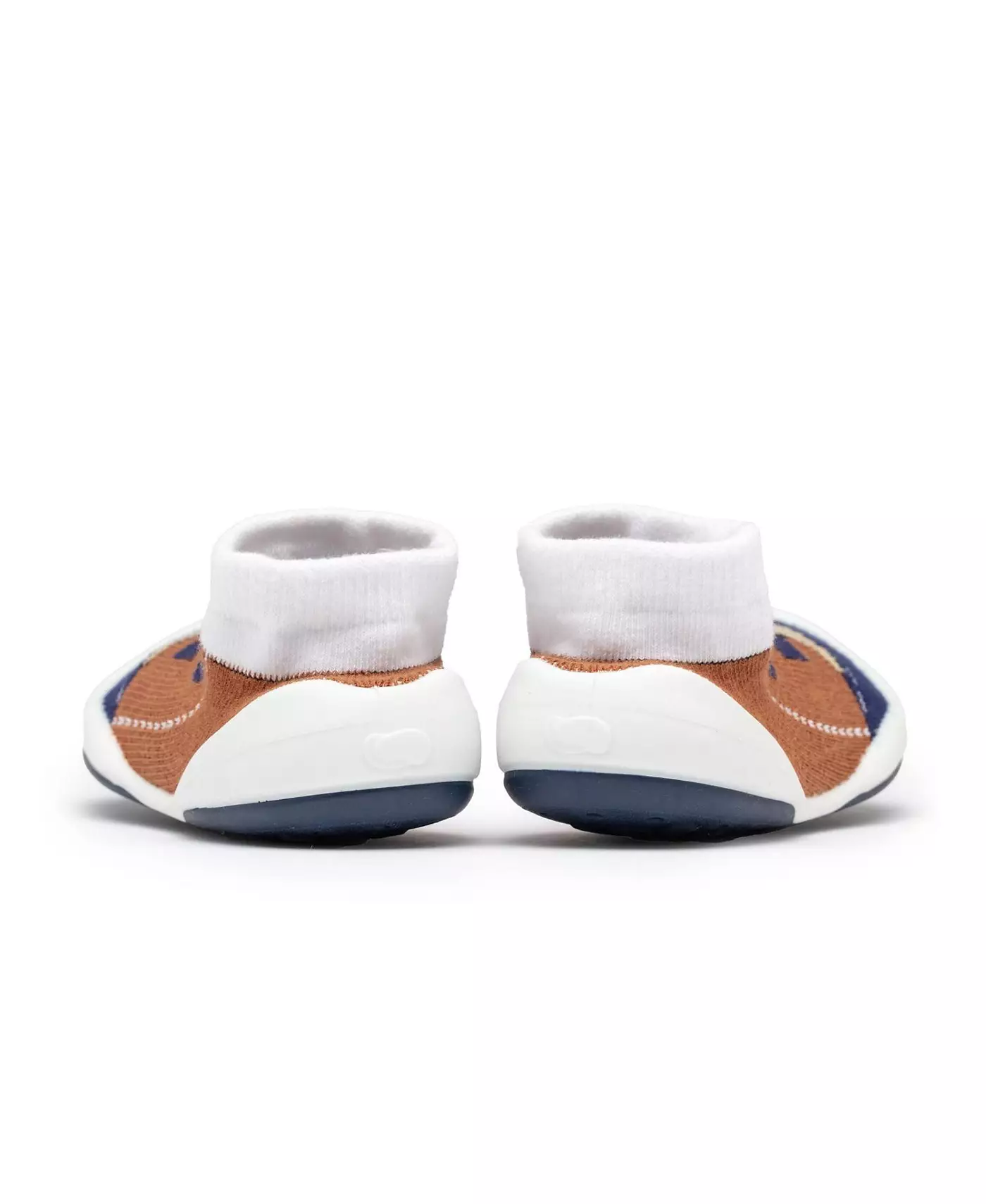 Komuello Младенцы Мальчики Дышащие Моющиеся Нескользящие Носки Обувь Ходунки - Коричневый