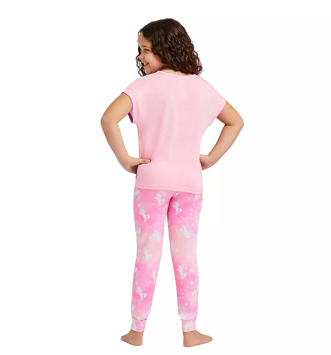 Пижамный комплект из 3 предметов для девочек Jellifish Kids для взрослых, одежда для сна, топ с короткими рукавами, длинные брюки и подходящие шорты, пижамный комплект