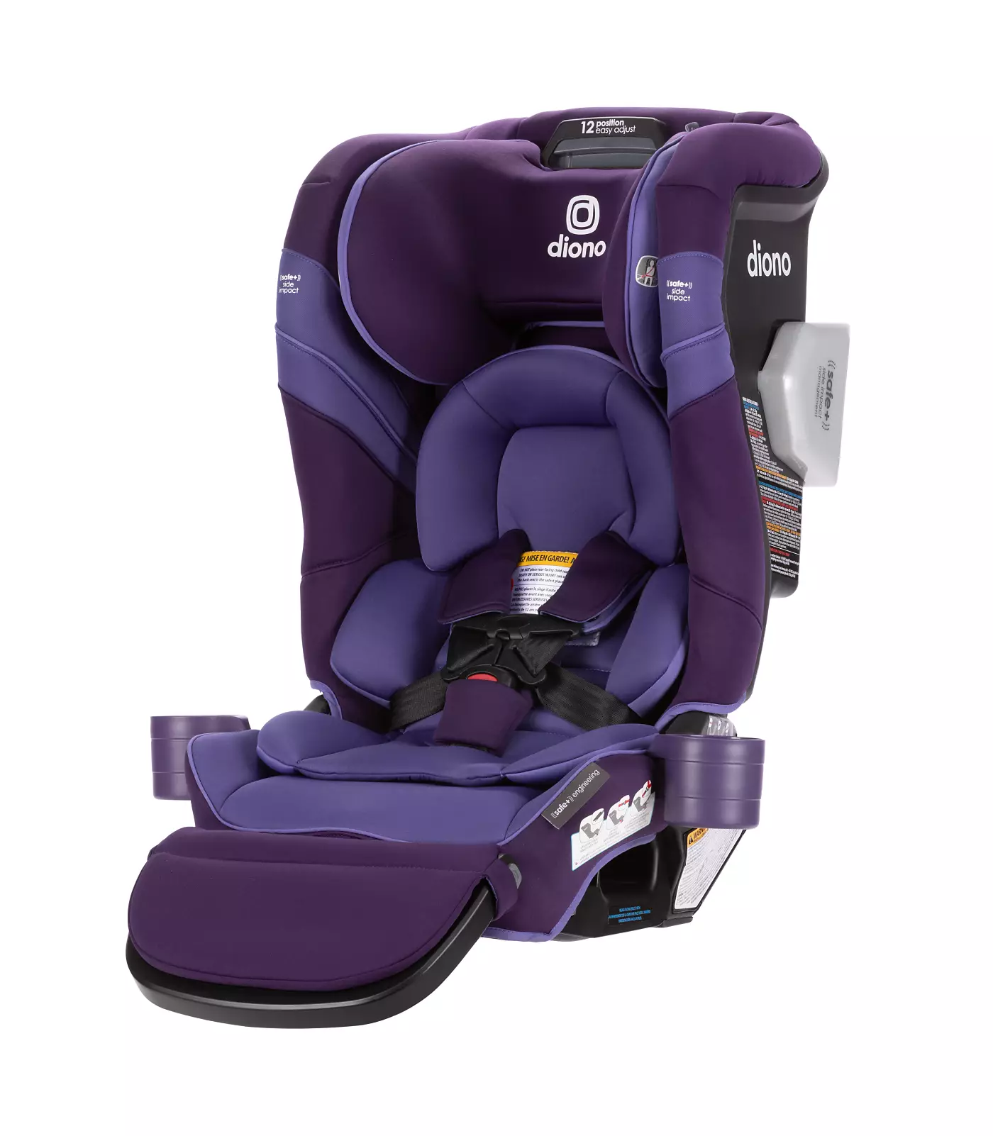 Детское автокресло-трансформер Diono Radian 3RXT Max SafePlus All-in-One, фиолетовый Wildberry