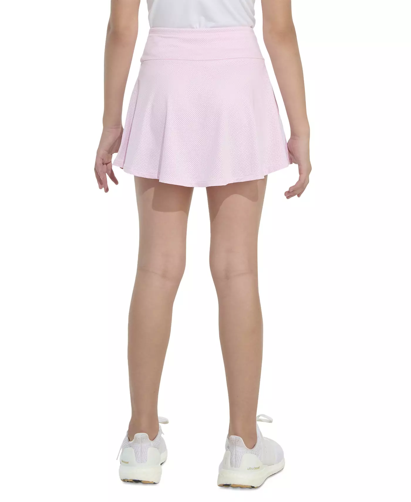 adidas Большие девочки Отдельный широкий пояс 3-полосатый Flounce юбка-шорты