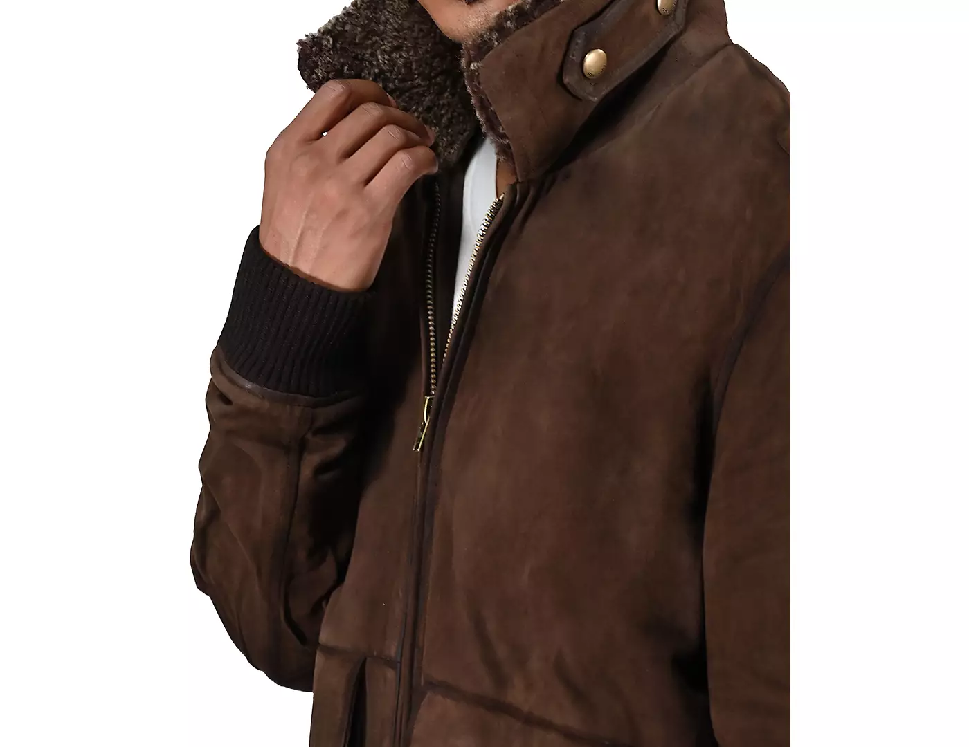 Мужская куртка-бомбер Frye Suede с винтажной отделкой