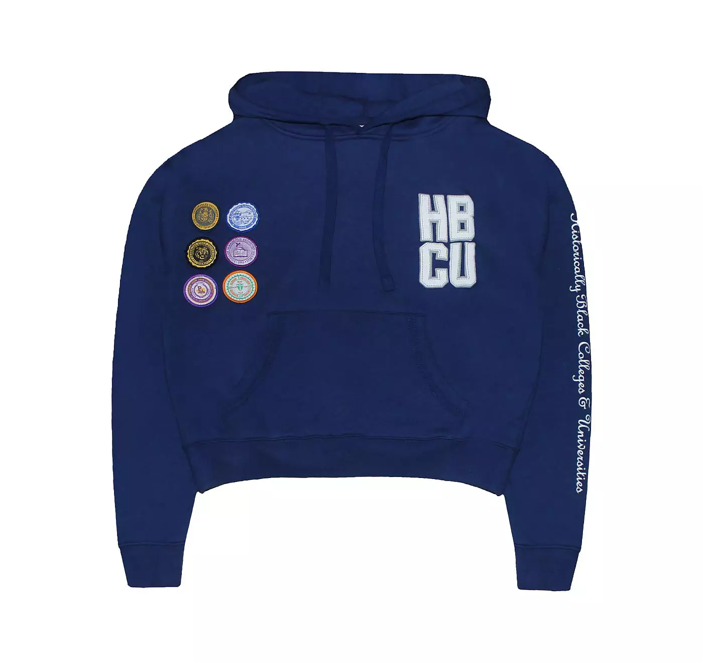 Мужская толстовка с капюшоном Cross Colours HBCU с нашивками