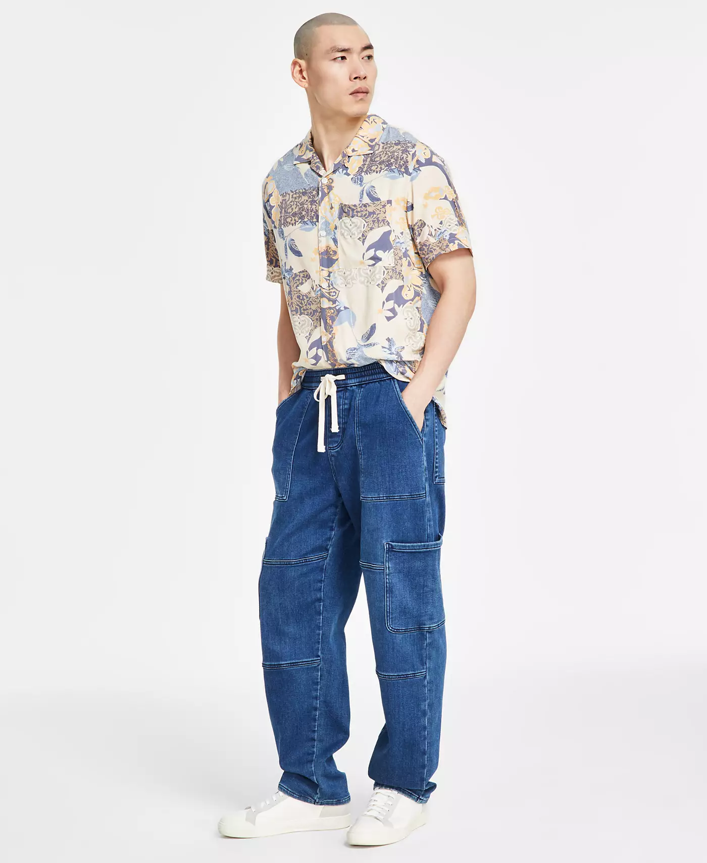 Мужские джинсы Sun + Stone Vance Utility, эксклюзивно в Macy's