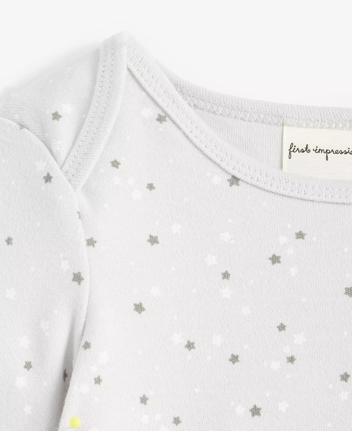 Первые впечатления Первое впечатление Детское платье-унисекс из хлопка со звездами, созданное для Macy's