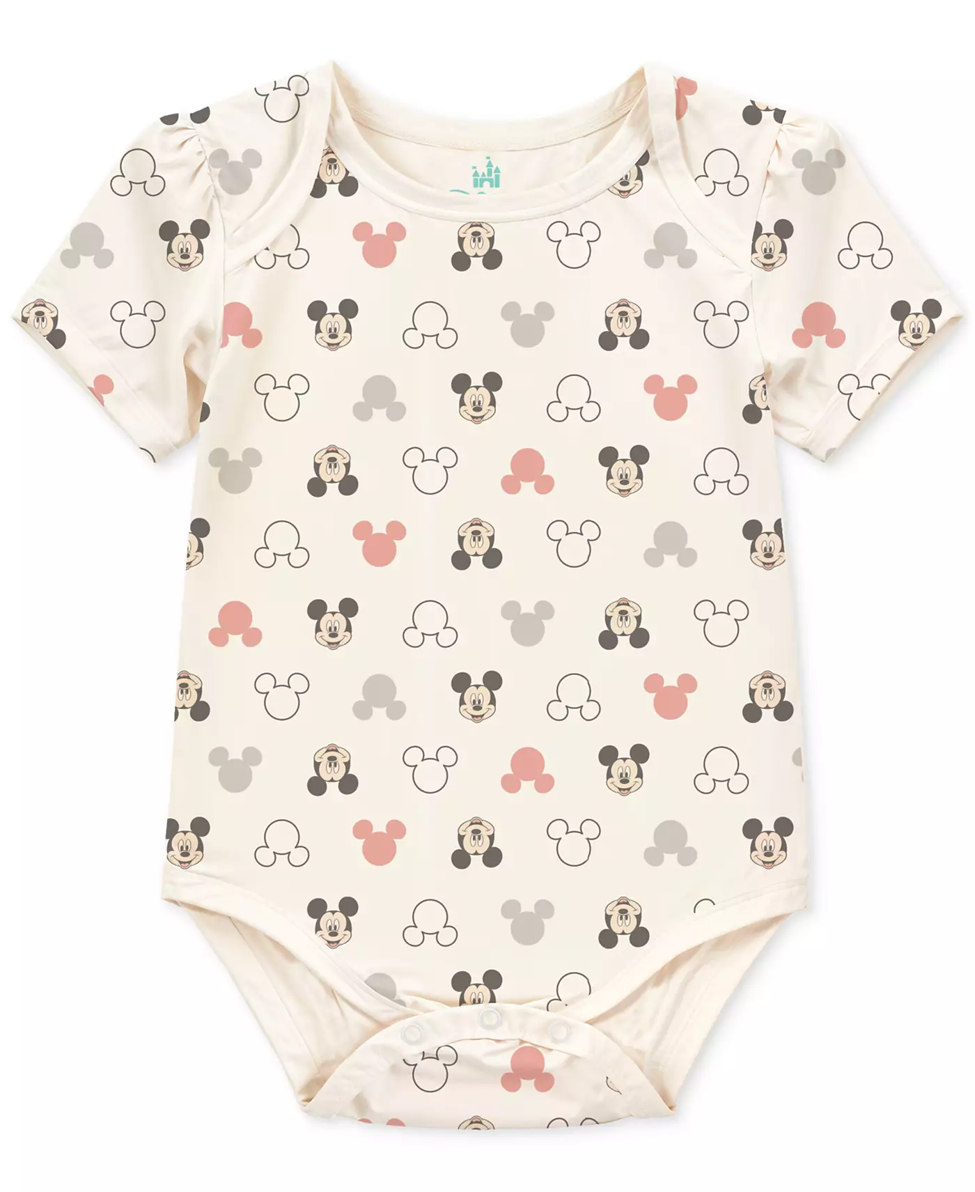 Боди с короткими рукавами Disney Baby Mickey Mouse, 3 шт. в упаковке