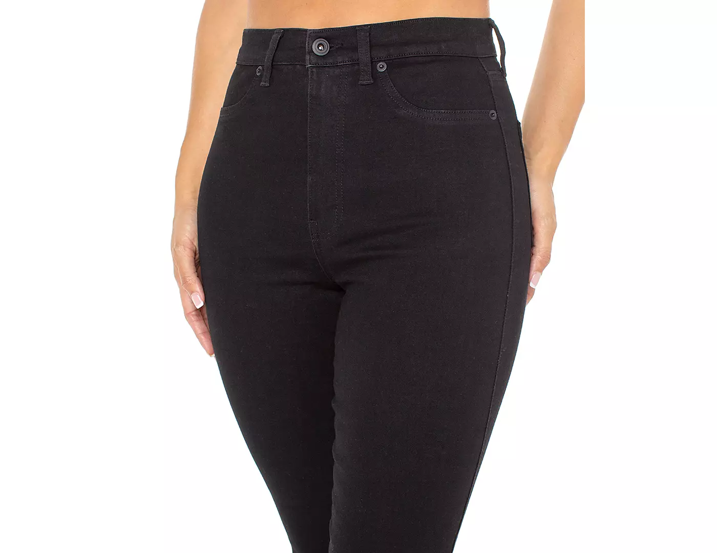 Джинсы-скинни Celebrity Pink Juniors Curvy с высокой посадкой