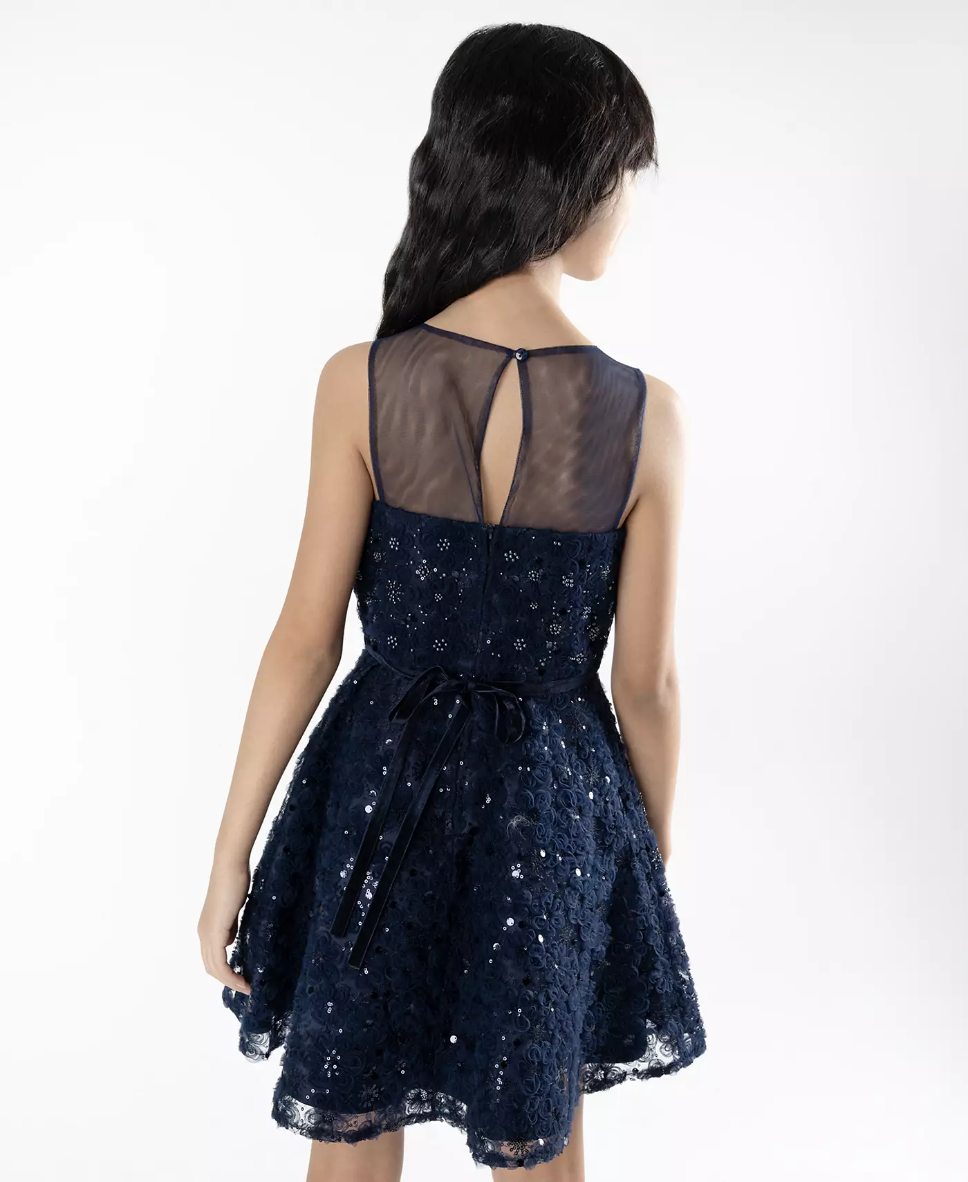 Редкие выпуски больших девочек пайетки сутажное светское платье