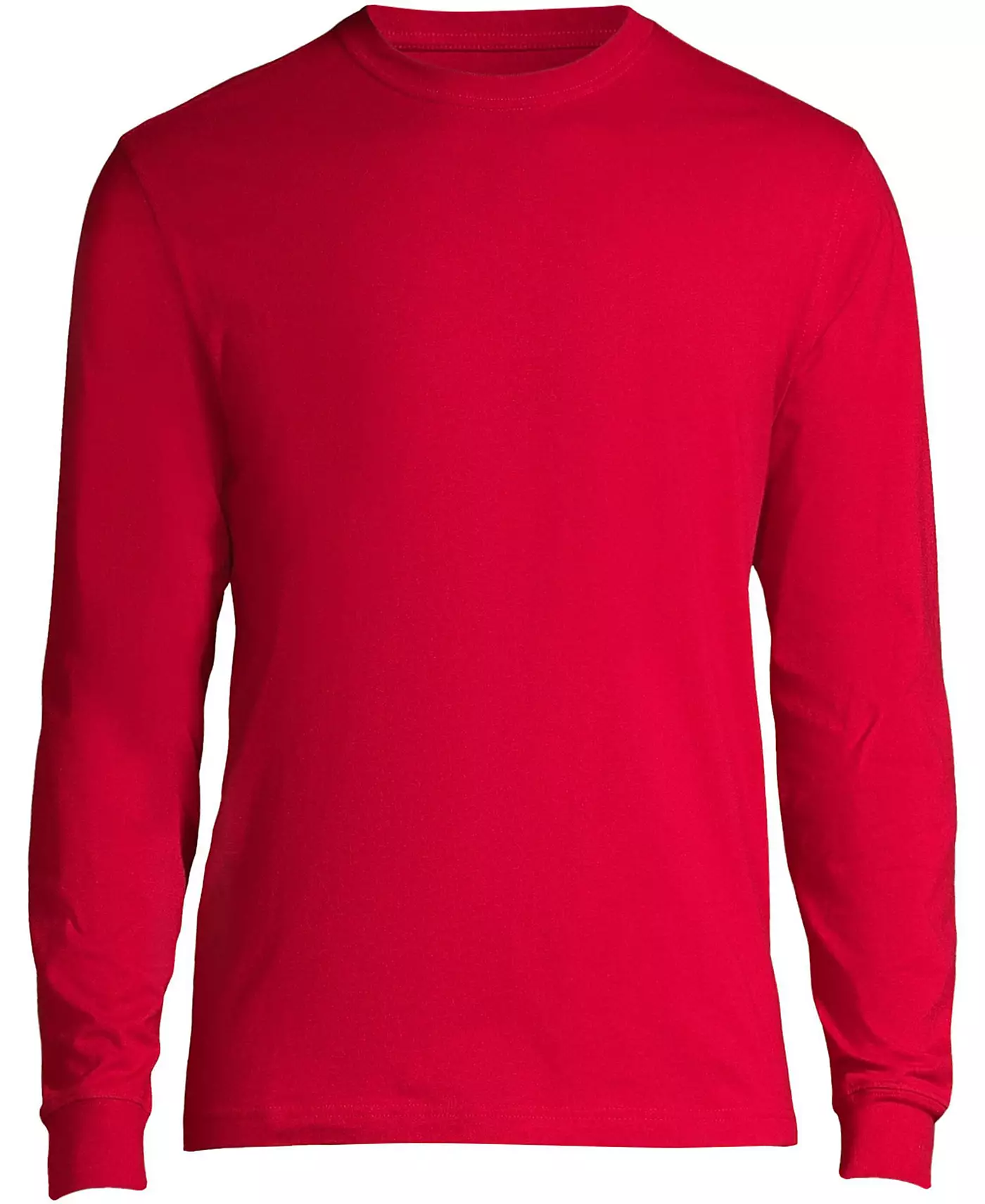 Мужская футболка Lands' End Essential с длинным рукавом