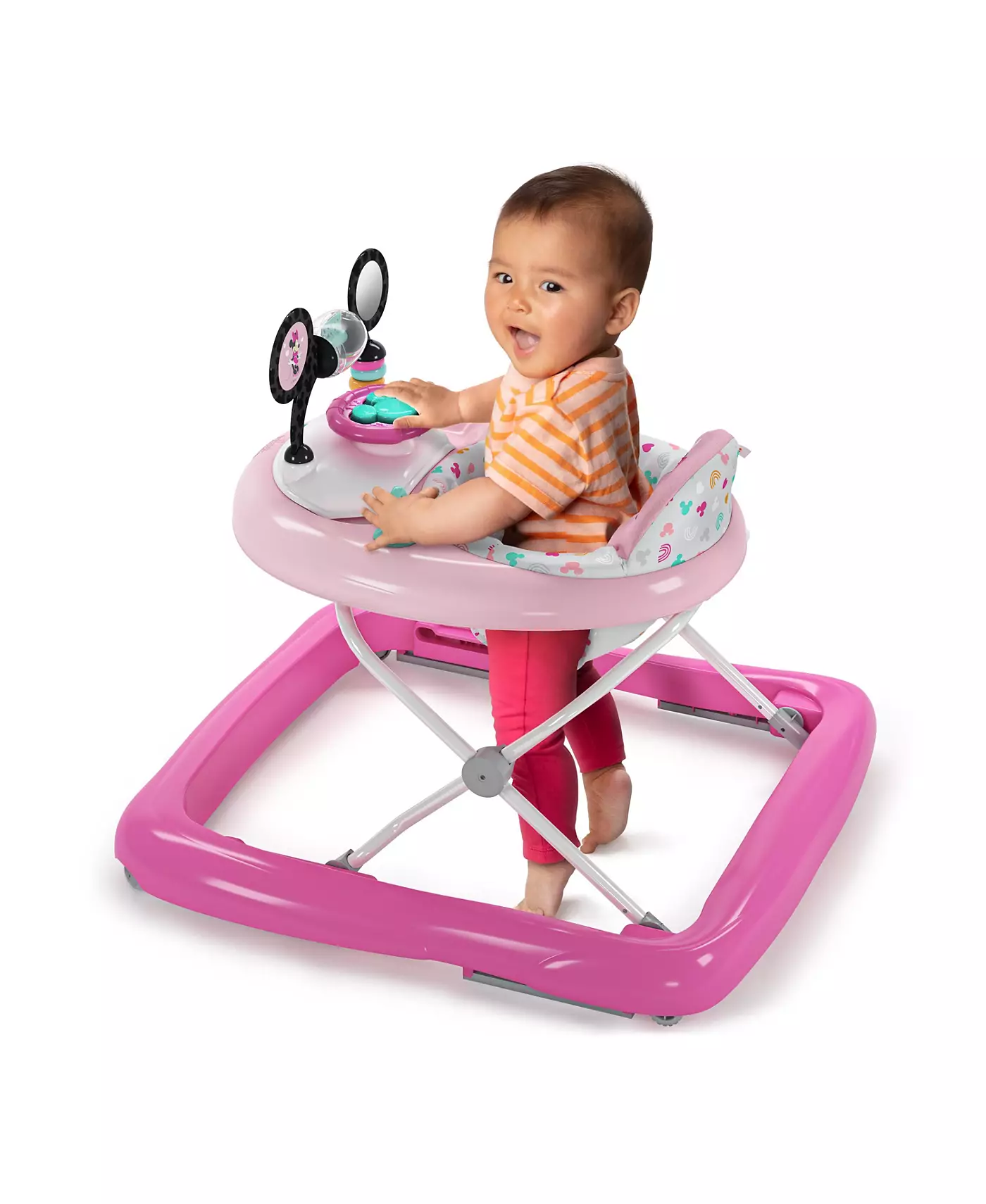 Bright Starts MINNIE MOUSE Tiny Trek™ Ходунки, Forever Besties™, Ходунки 2 в 1