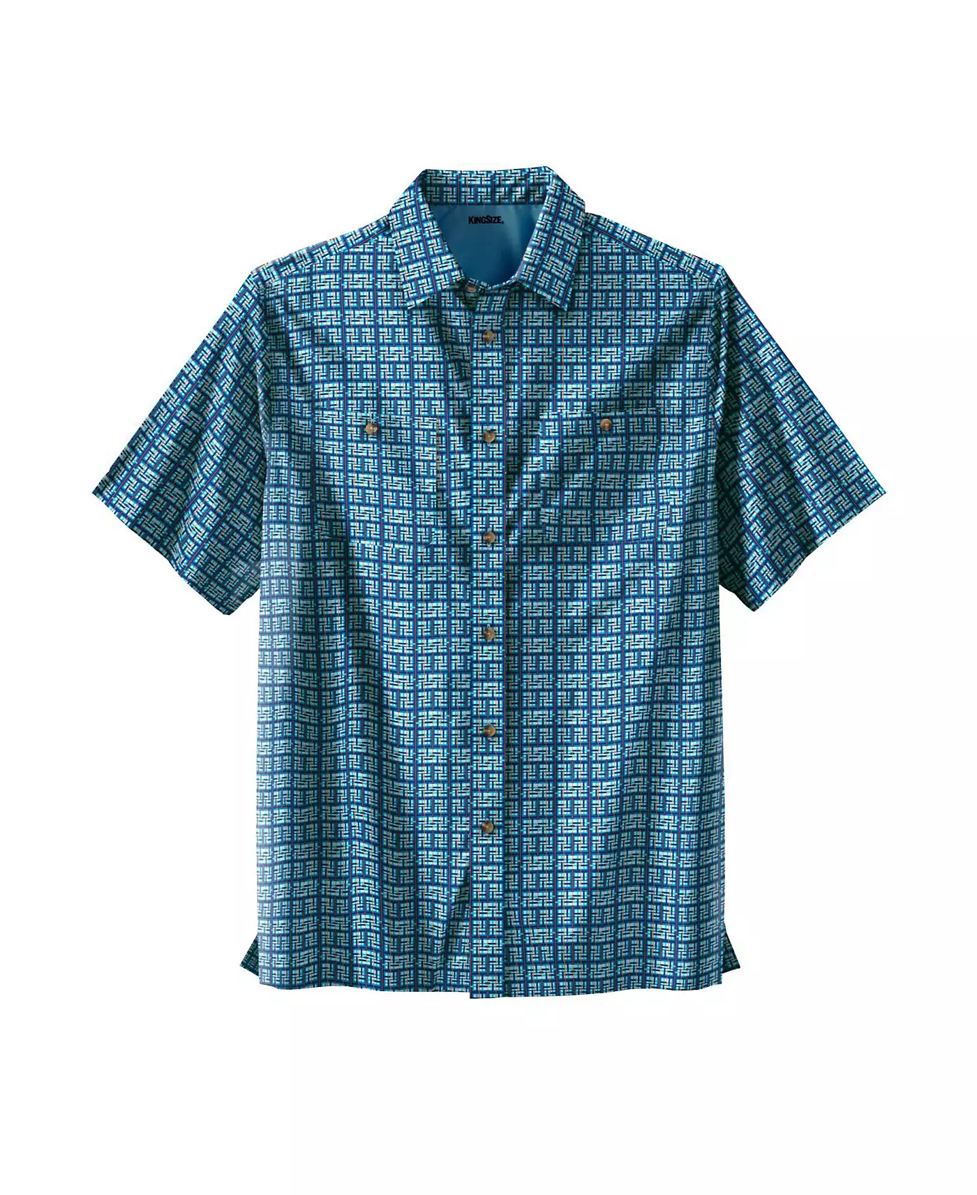 Спортивная рубашка KingSize Big & Tall, легкая в уходе