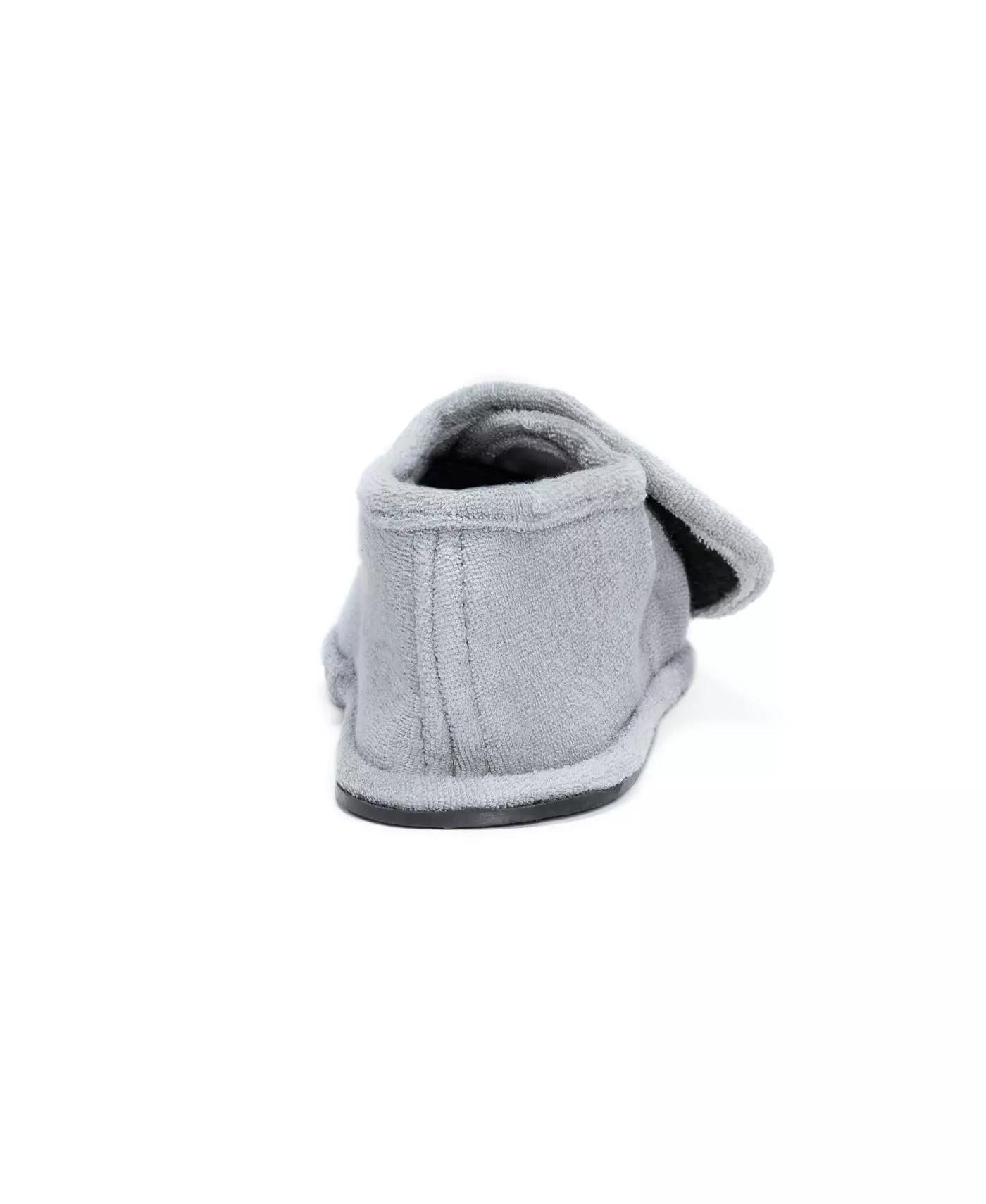 Мужские махровые тапочки MUK LUKS с открытым носком на липучке