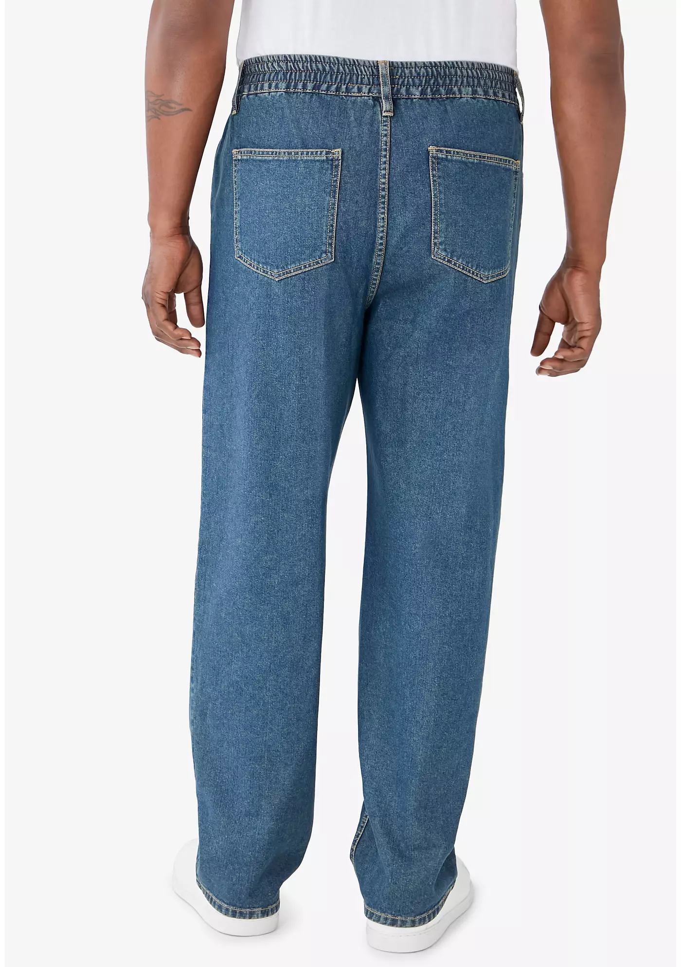 Джинсы KingSize Big & Tall свободного кроя с комфортной талией