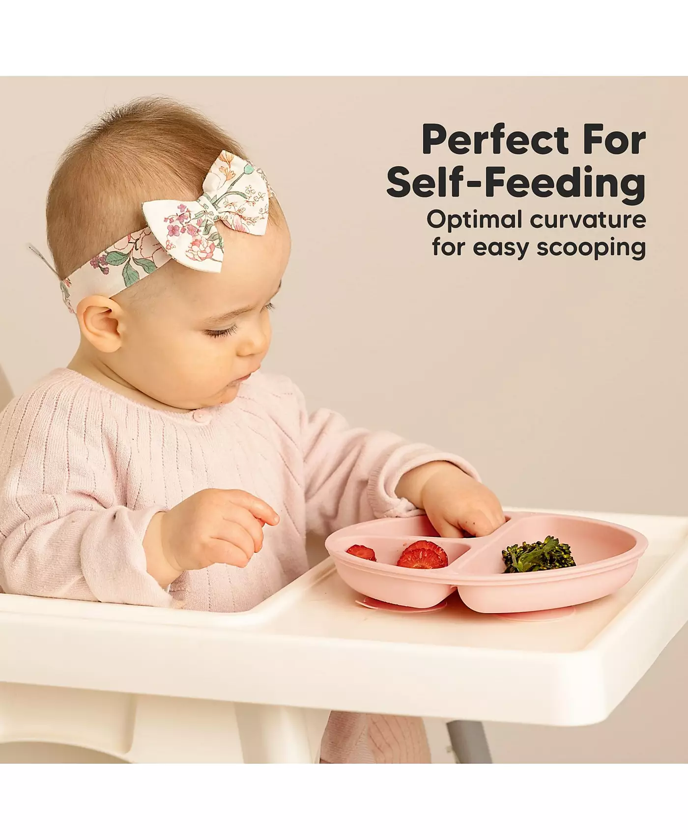 Упаковка из 3 тарелок с присосками для малышей KeaBabies, 100% силикон, детские тарелки с разделителями, без бисфенола-А, с присоской