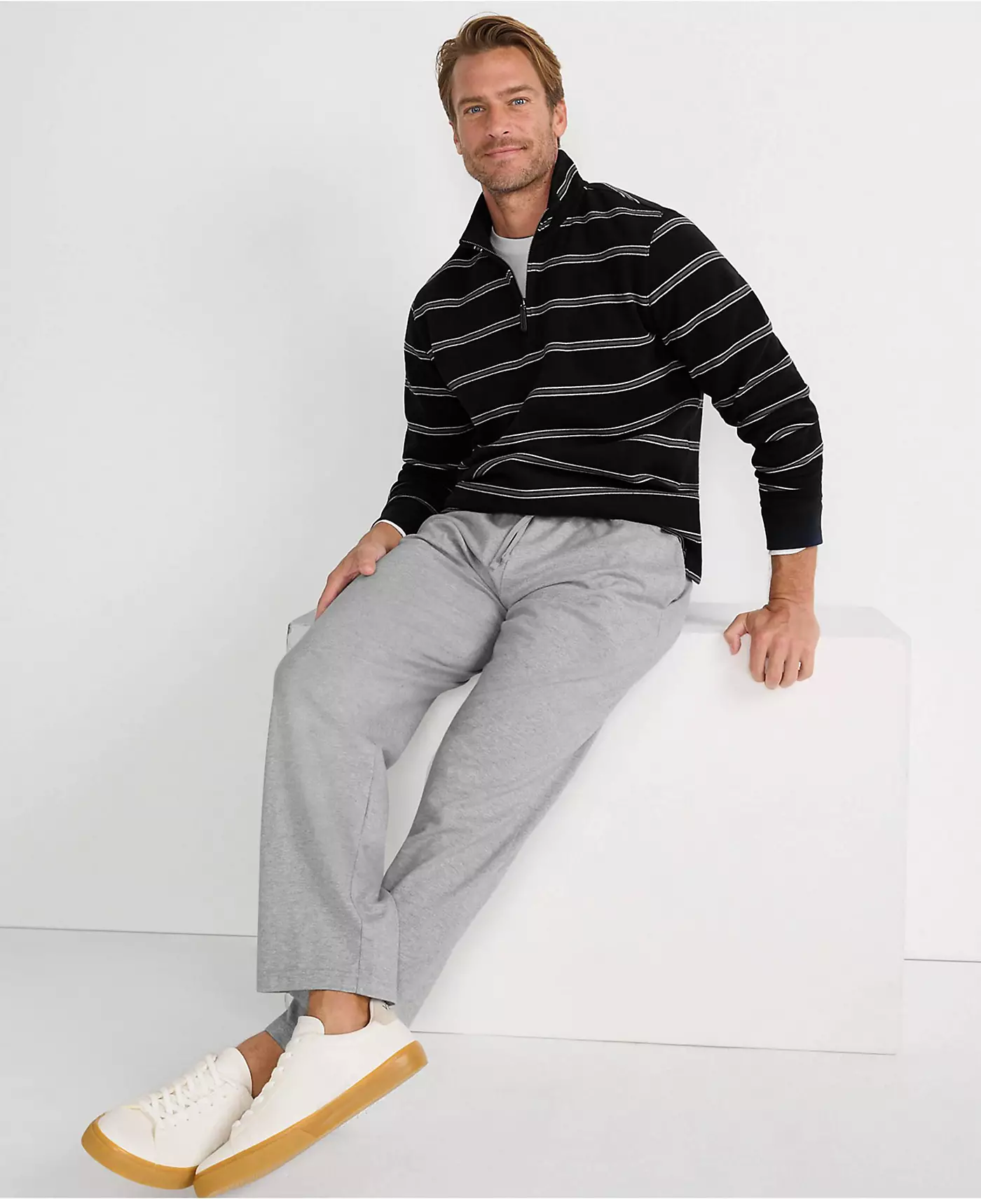 Трикотажные брюки Lands' End Big & Tall