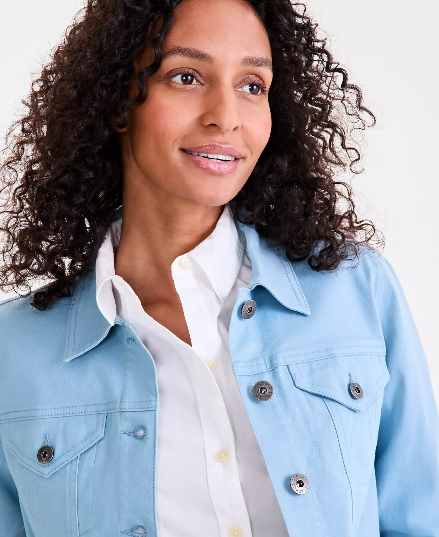 Классическая женская джинсовая куртка Style & Co