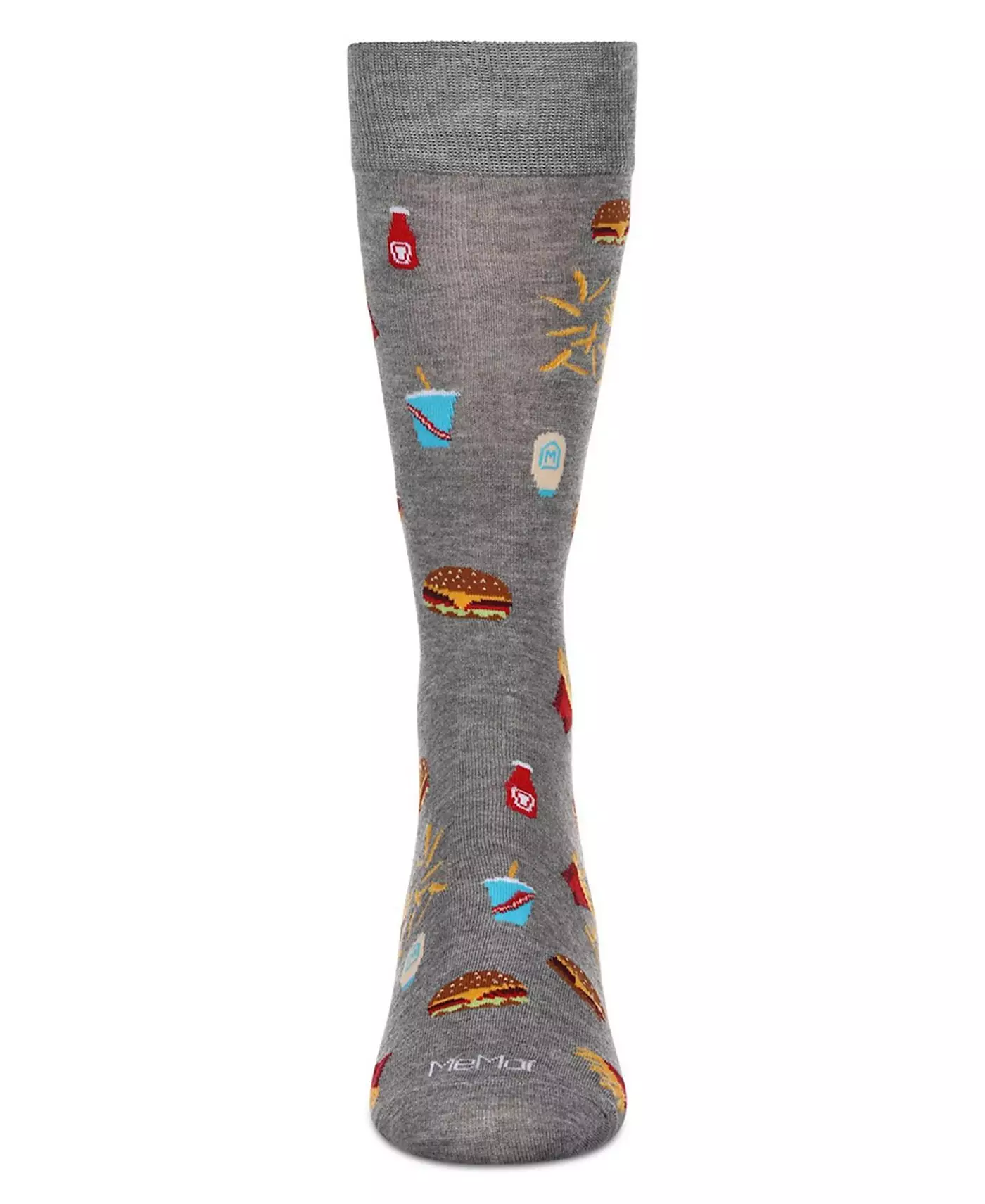 Носки мужские MeMoi Burgers Fries Novelty Crew