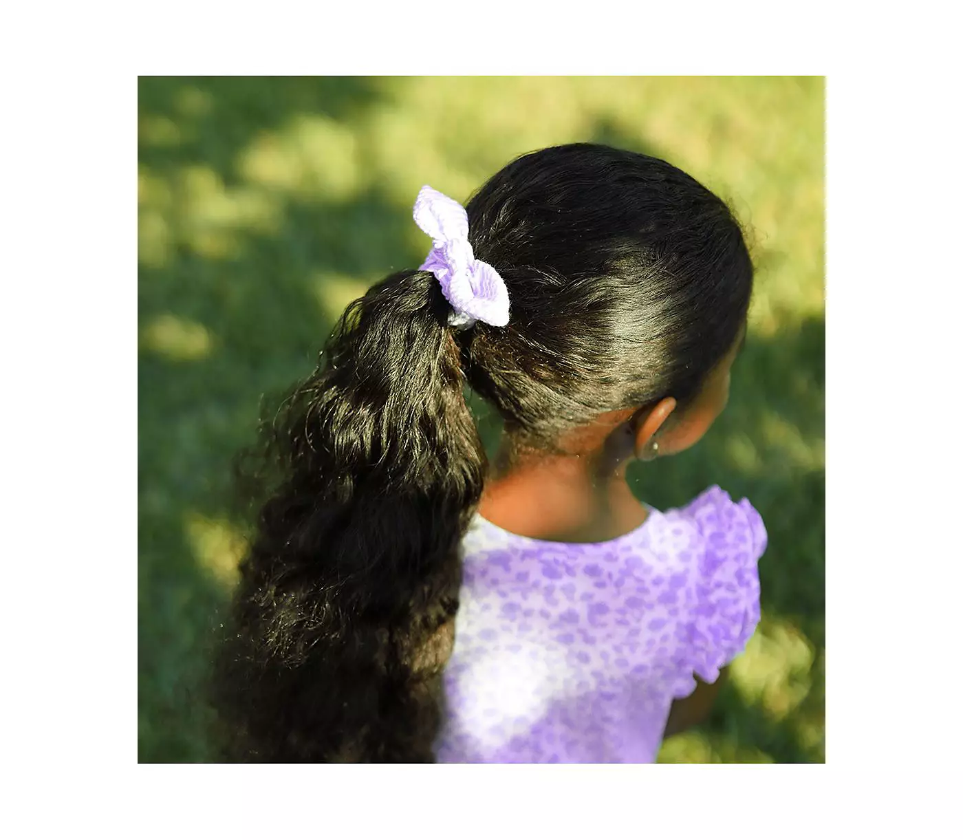 Резинка для волос Bits & Bows для девочек из жатого хлопка с бантом