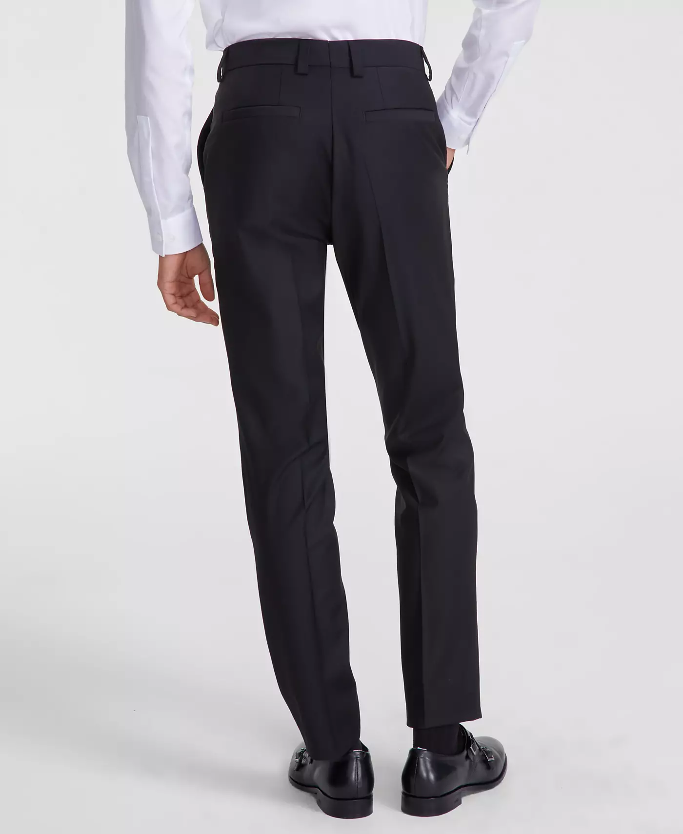 Hugo Boss мужской современный костюм из смеси шерсти