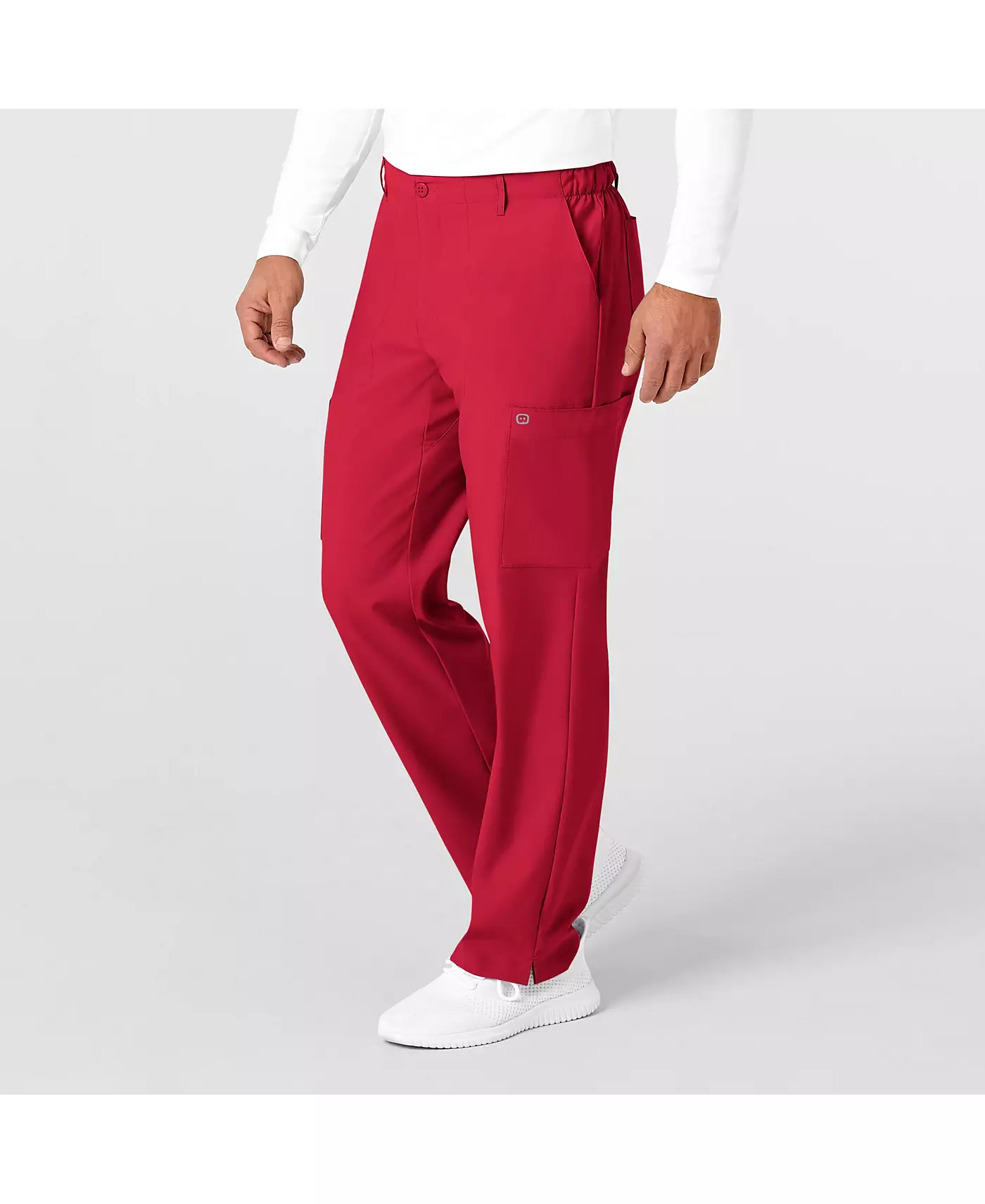 Мужские брюки-карго Wink W123 Flat Front Scrub Pant, цвет угольно-меланжевый, размер XS Regular