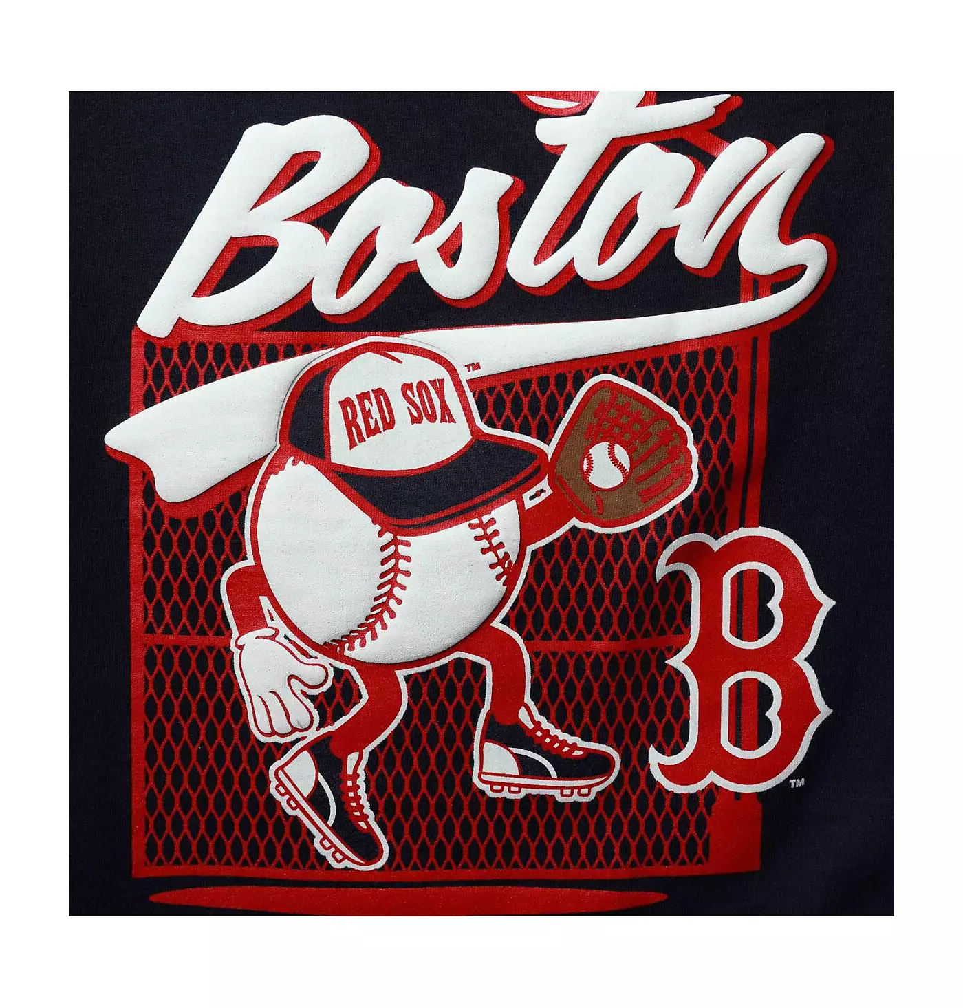 Футболка Outerstuff Infant Boys and Girls Navy Boston Red Sox On the Fence