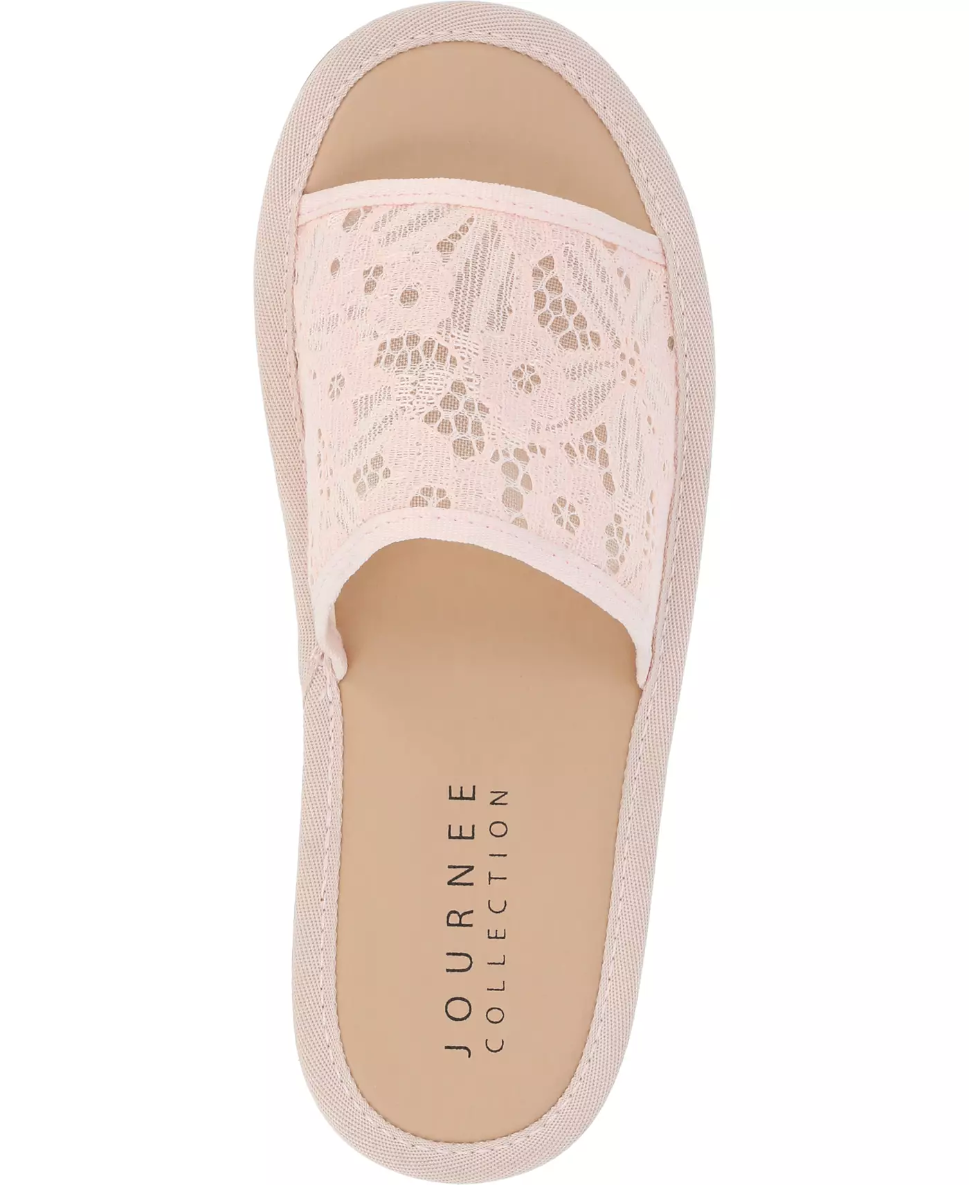 Женские босоножки-слайды Eniola Lace Flat Slide из коллекции Journee