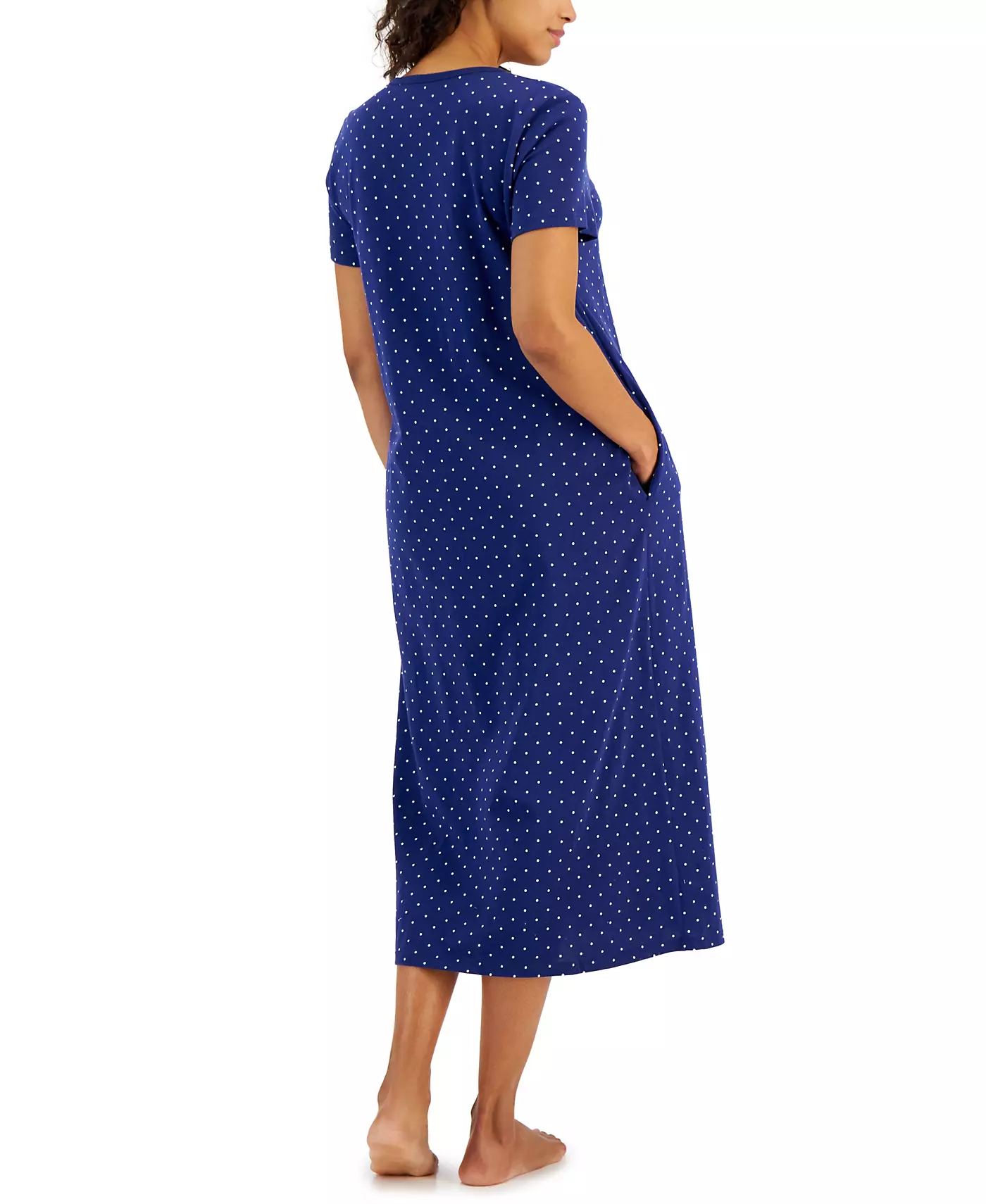 Женская хлопковая ночная рубашка с принтом Charter Club