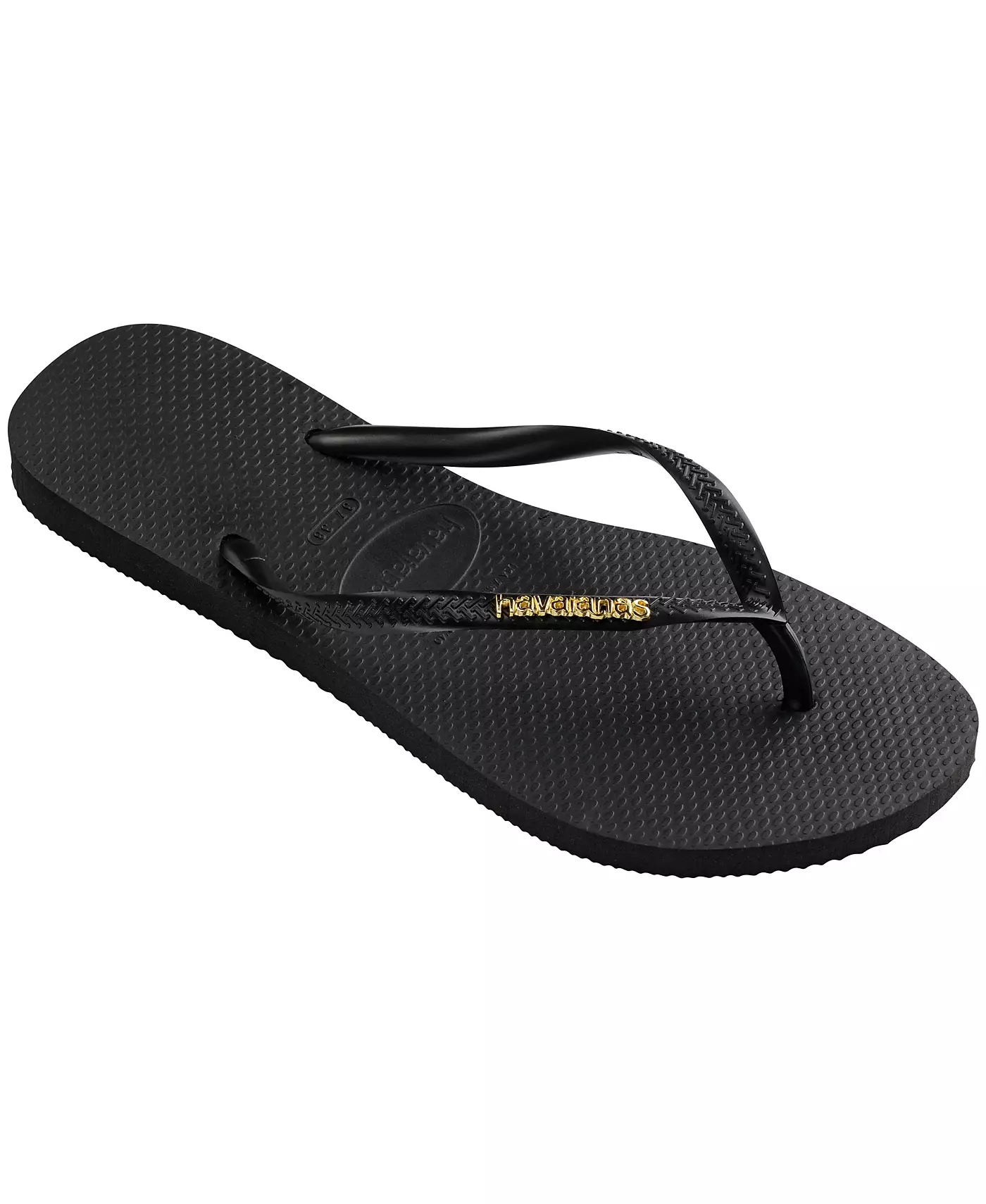 Женские сандалии Havaianas Slim Logo Metallic Slip On