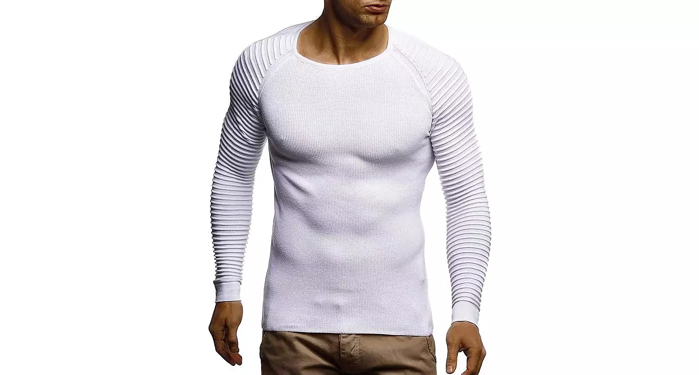 Мужской вязаный пуловер Leif Nelson