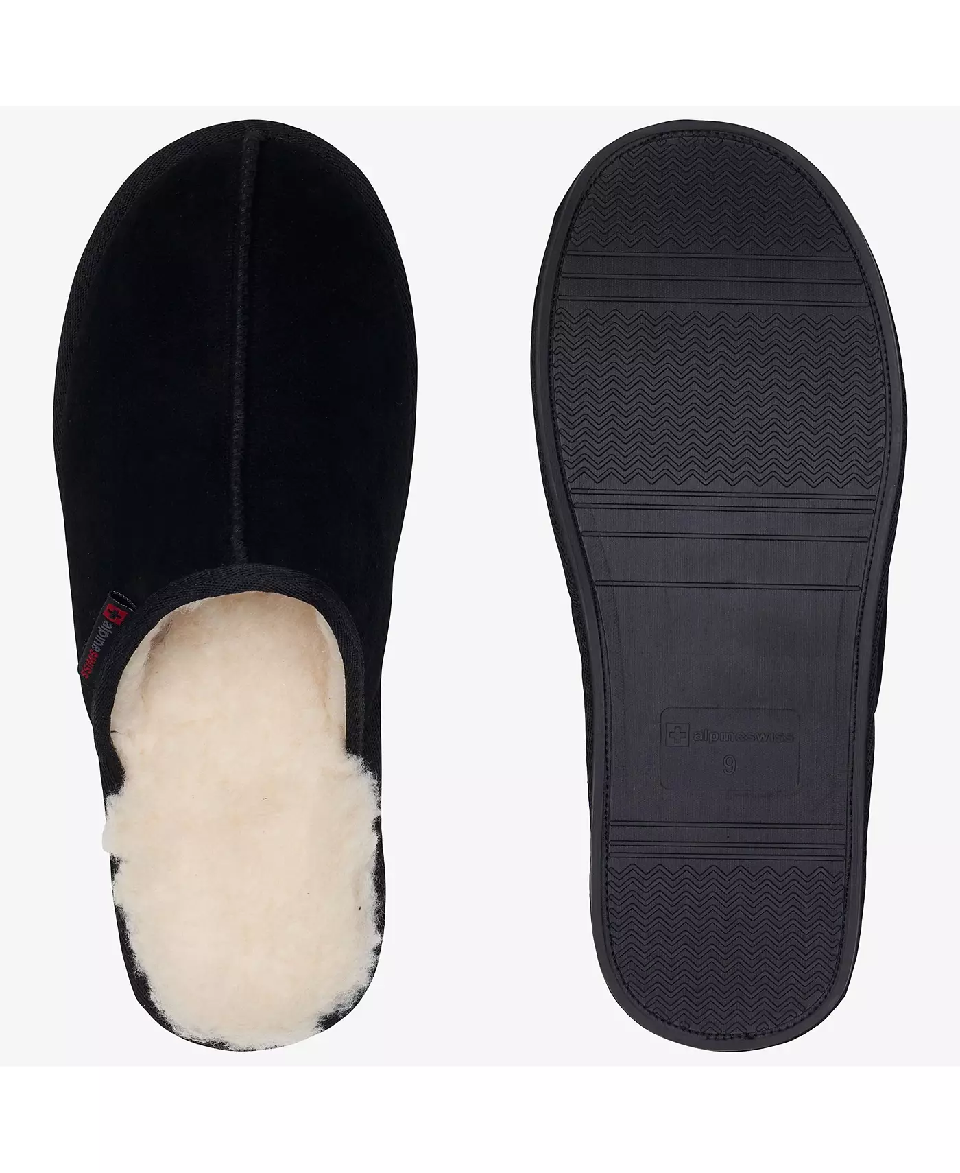Мужские тапочки Alpine Swiss Microsuede Memory Foam Scuff Slips Comfort Slip On Shoes