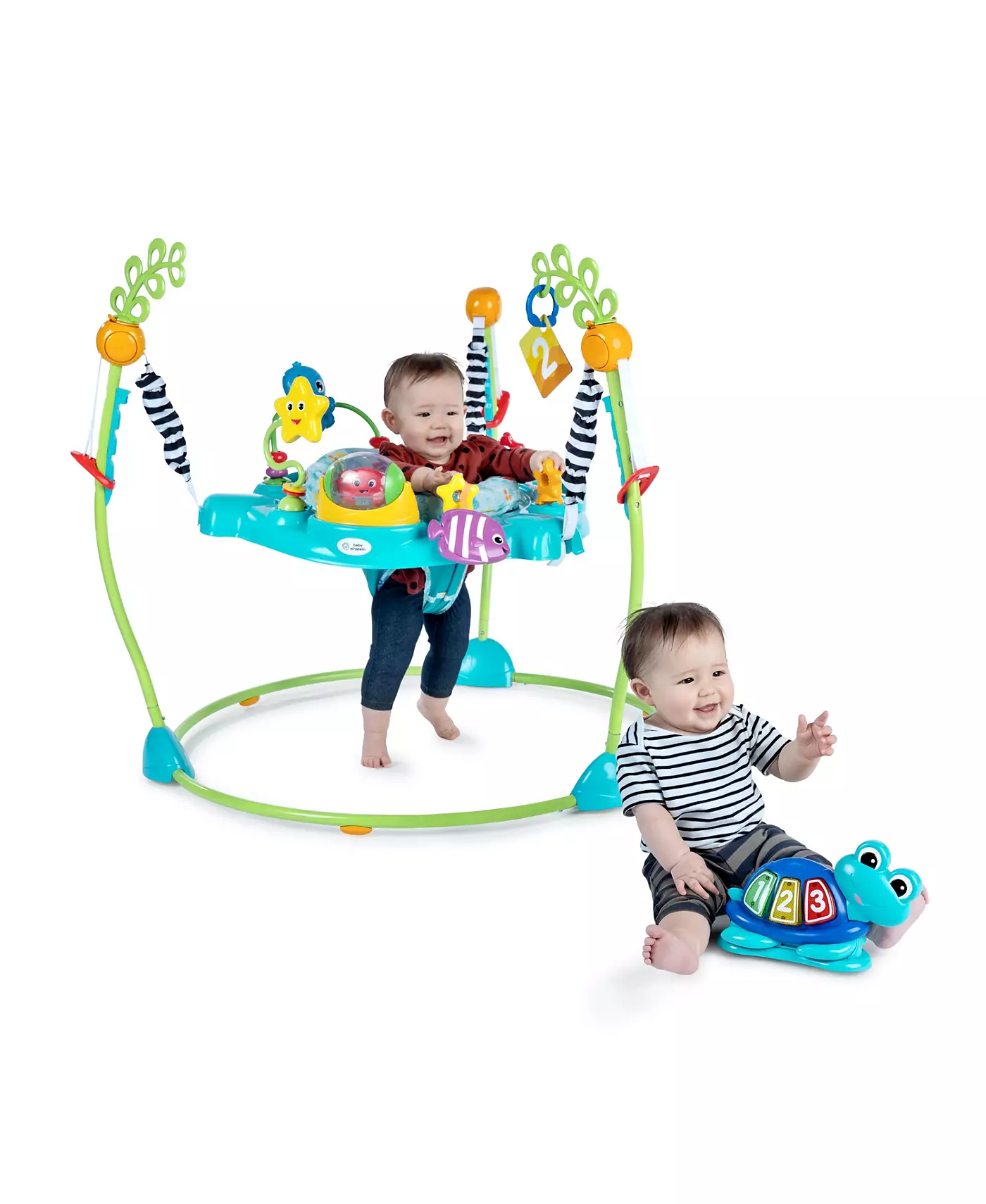 Детский развивающий прыгун Baby Einstein Curiosity Cove™ 2-в-1