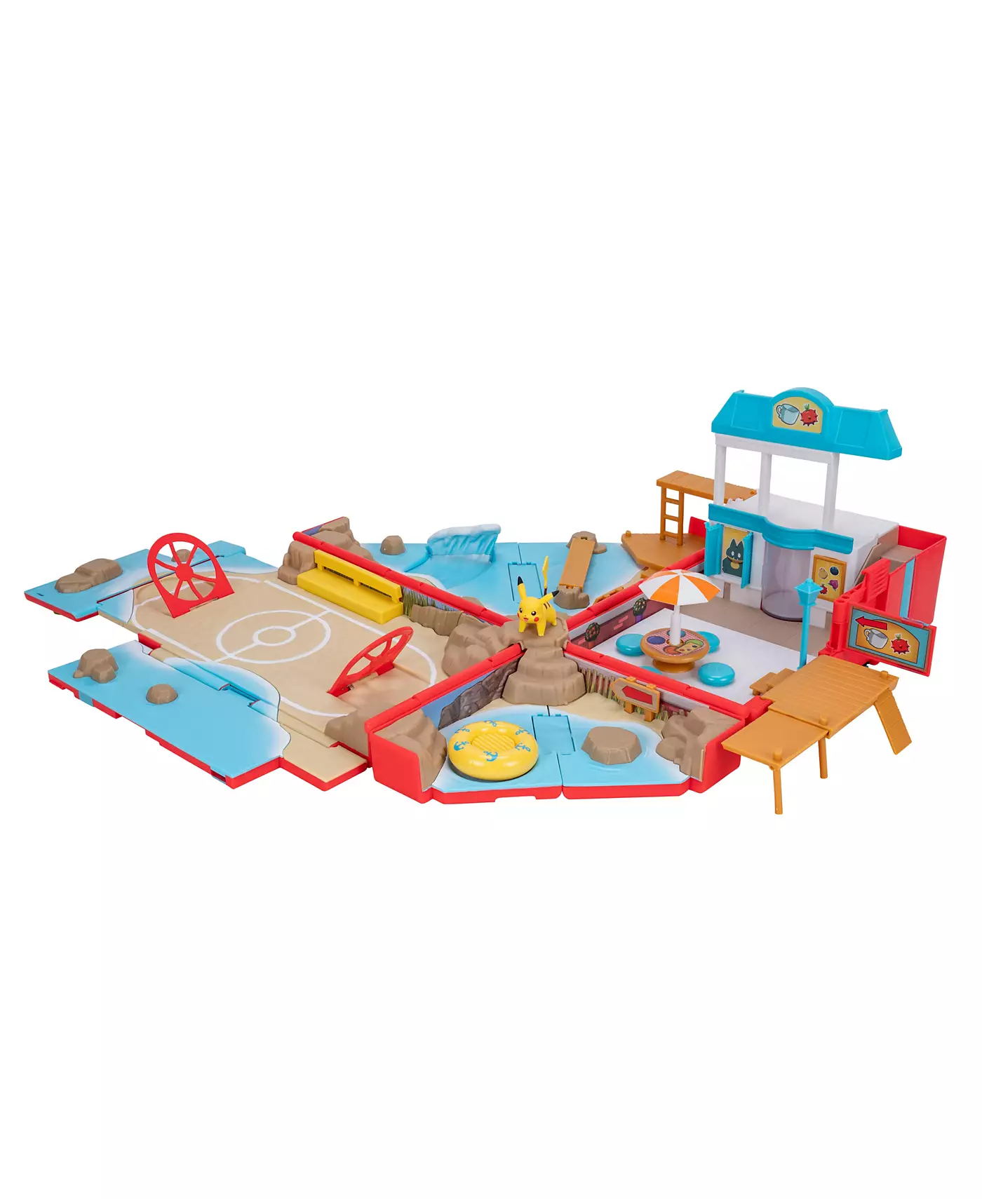 Чехол для переноски покемонов Battle Beach Playset с фигуркой