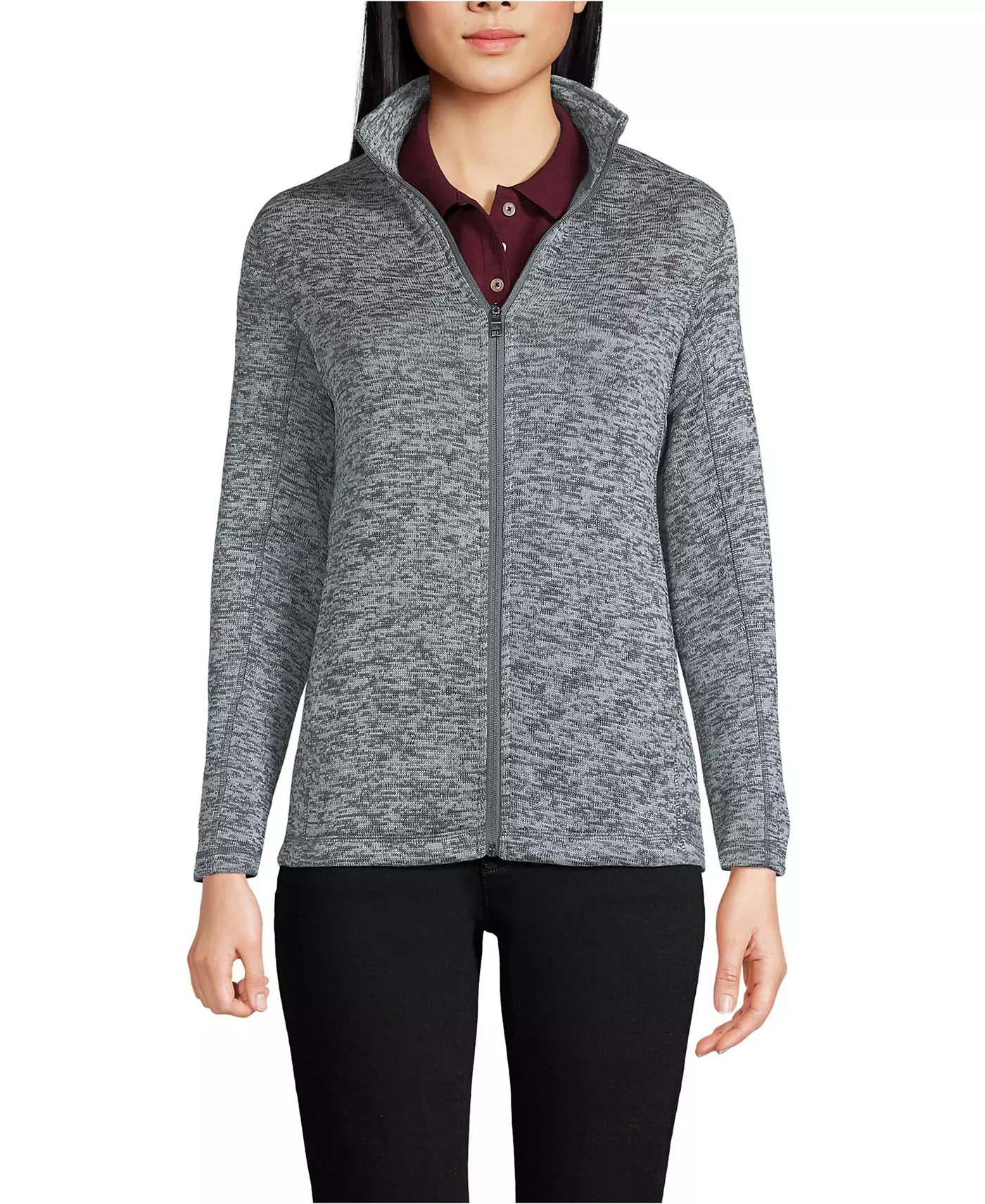 Женская флисовая кофта-свитер Lands' End