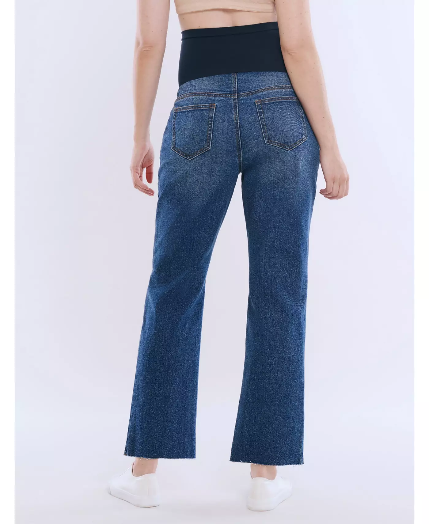 Материнство Материнство Женские Секретные Джинсы Fit Over the Belly Slim Straight Leg Джинсы - Материнство Материнство